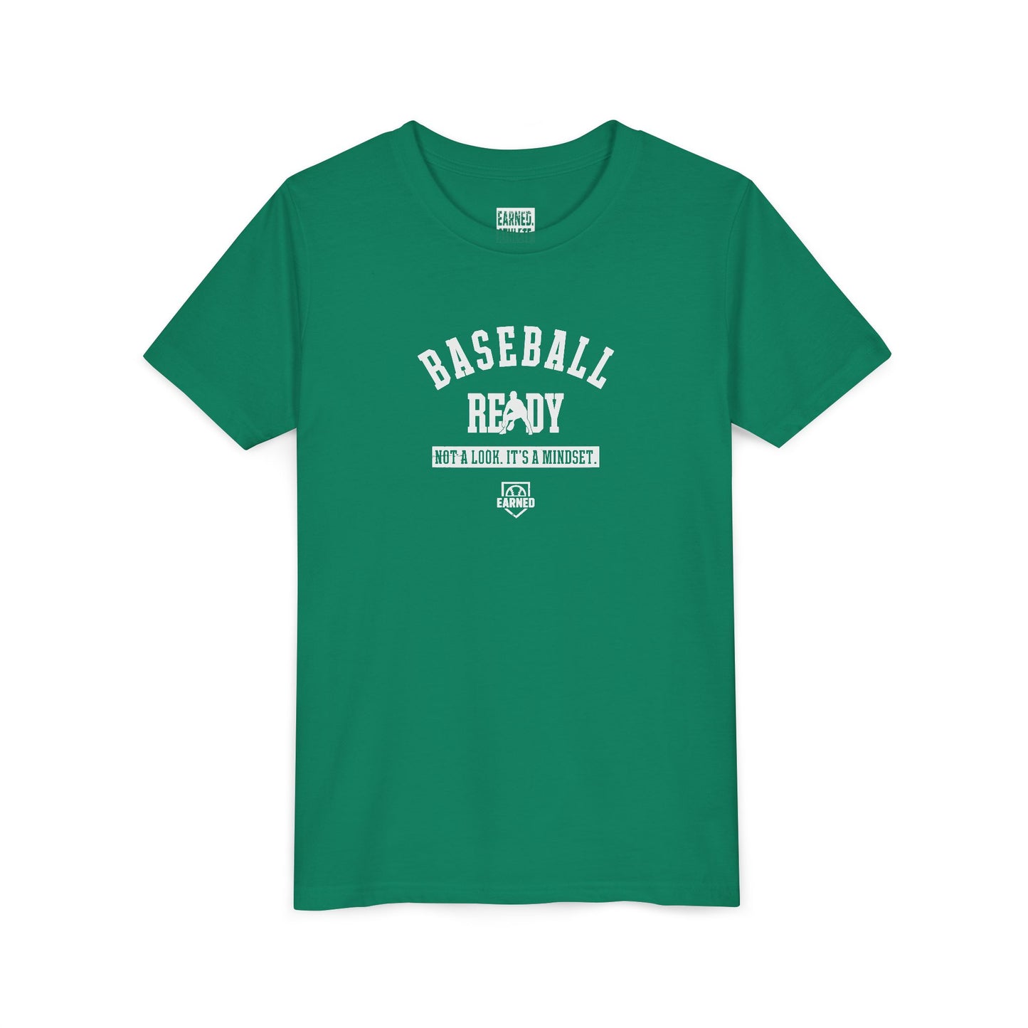 BASEBALL READY Youth Tee (White Font)