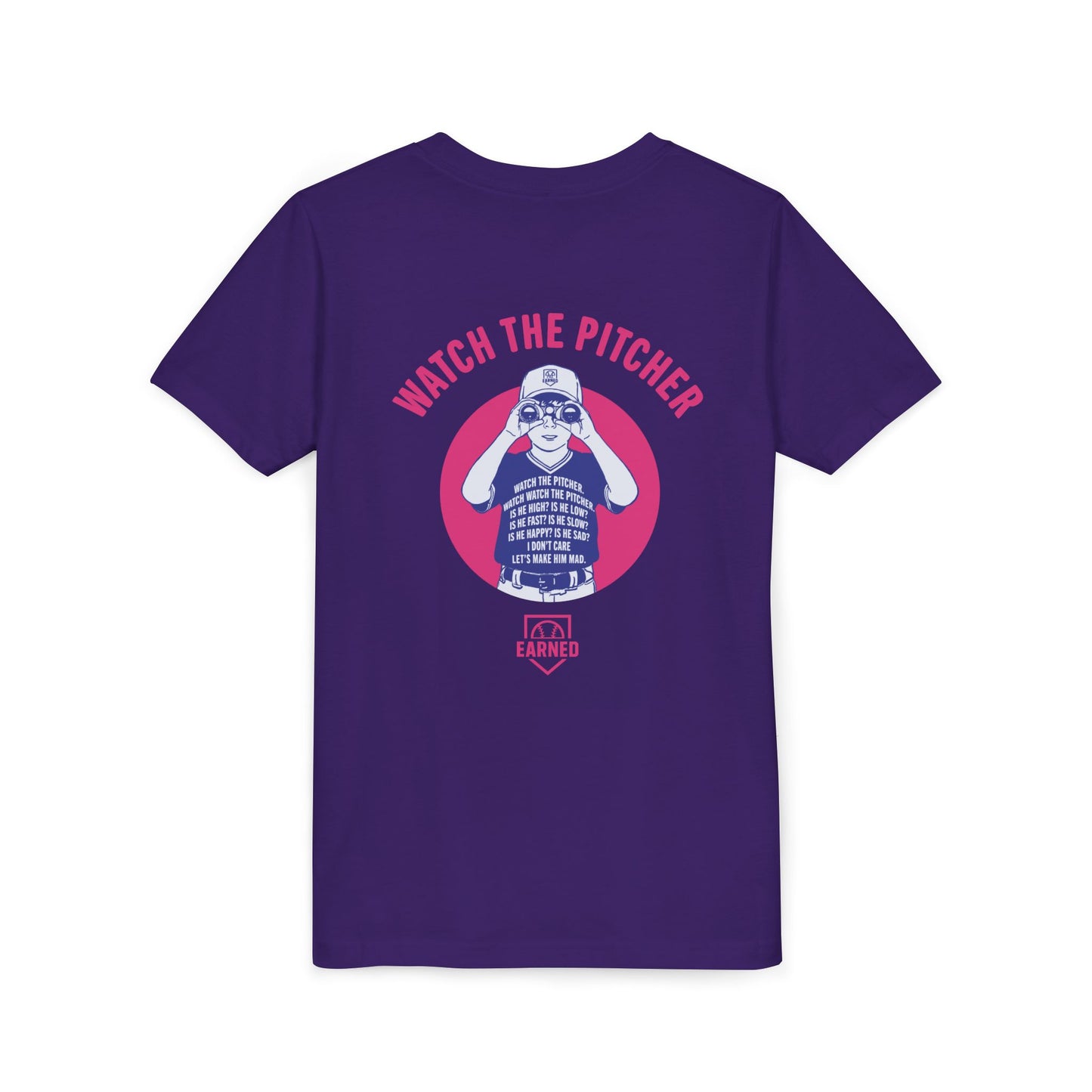 WATCH THE PITCHER Youth Tee - DUGOUT CHANT Collection