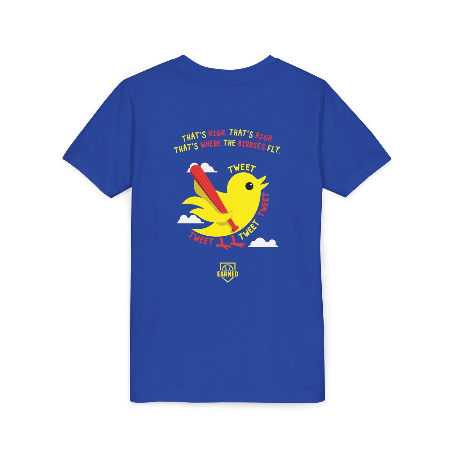 THAT'S HIGH Youth Tee (Yellow Bird) - DUGOUT CHANT Collection