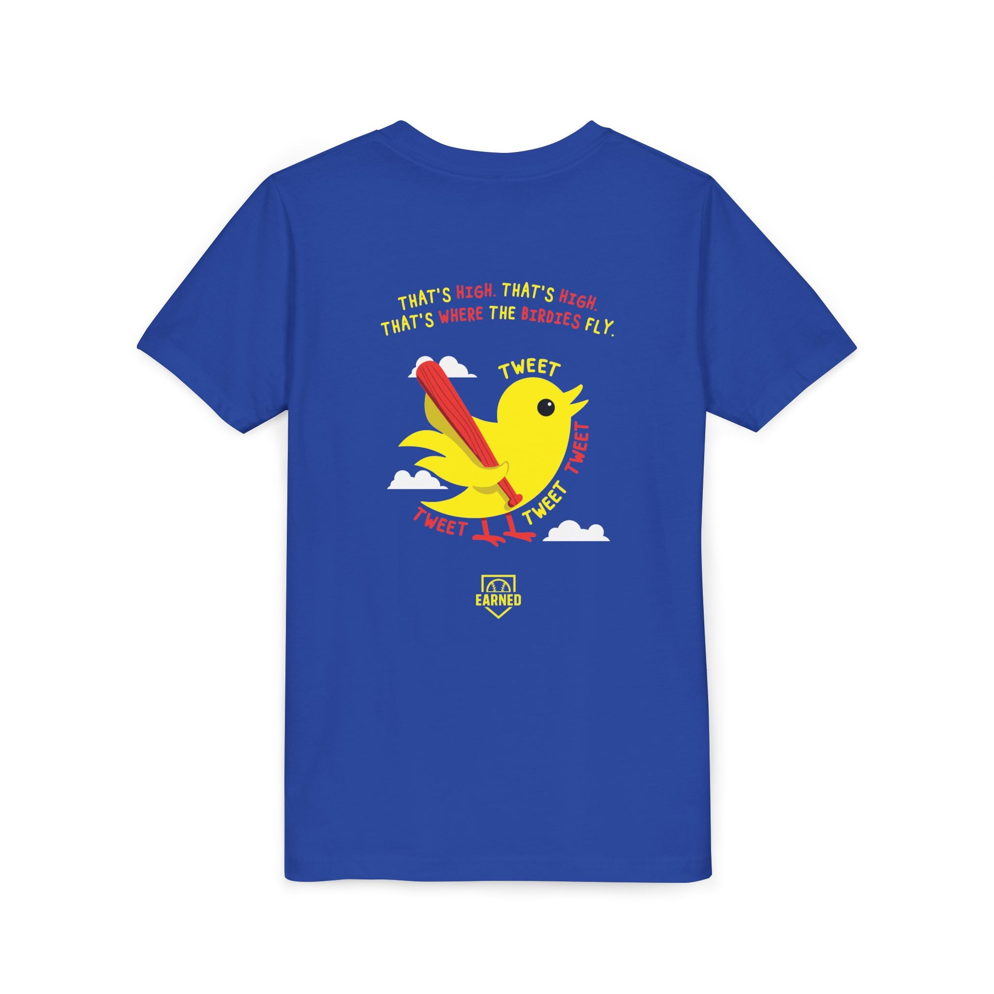 THAT'S HIGH Youth Tee (Yellow Bird) - DUGOUT CHANT Collection