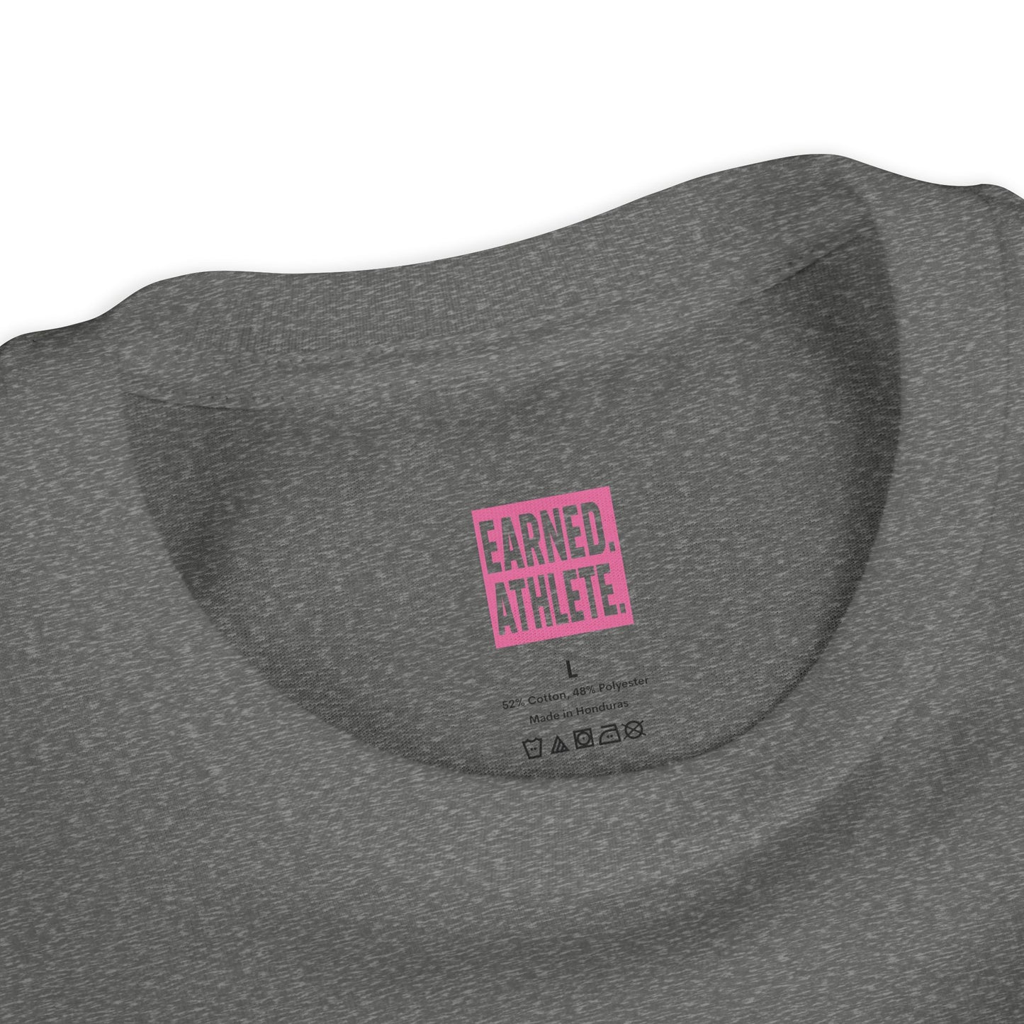 EARNED Logo Youth Tee (Hot Pink)