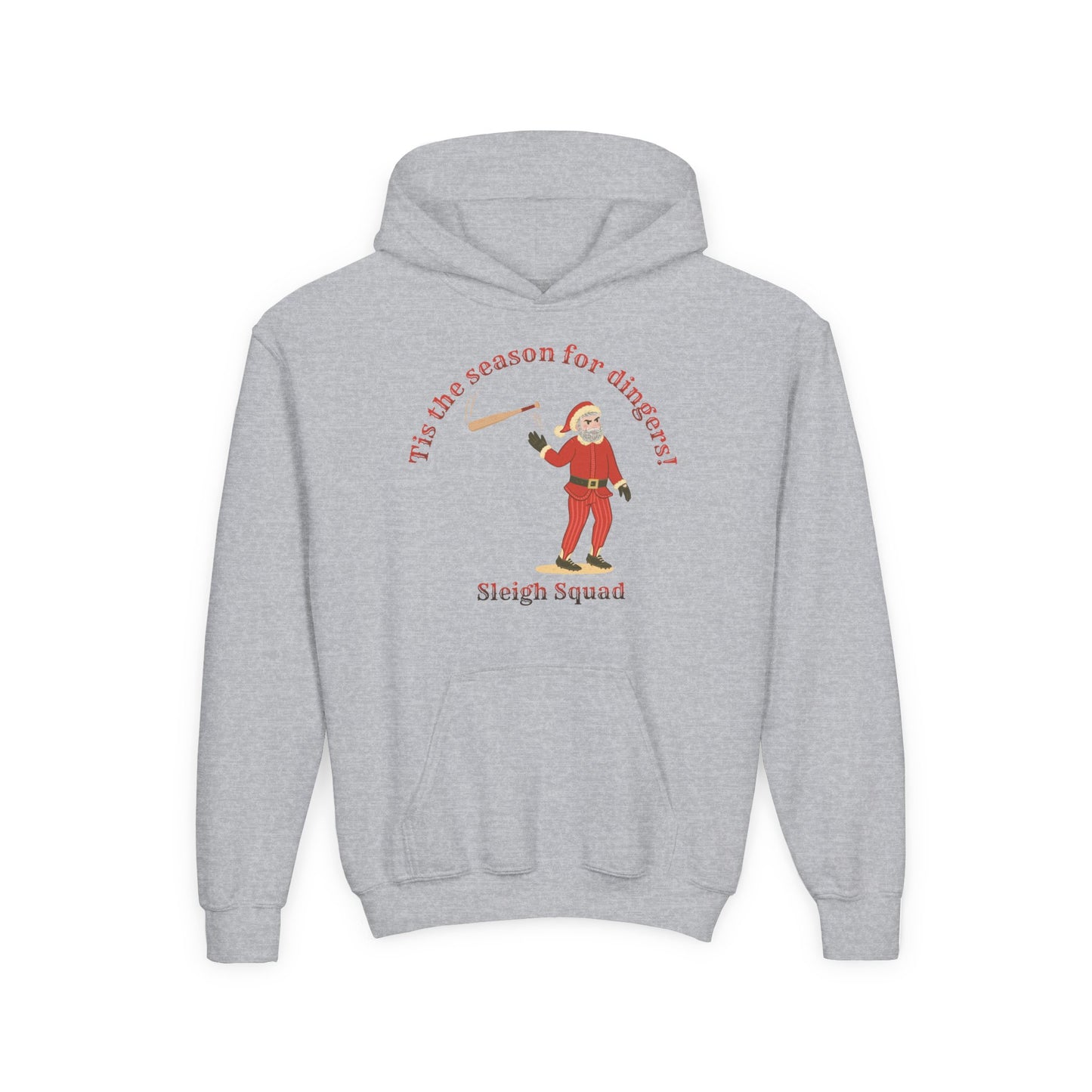 'TIS THE SEASON FOR DINGERS Youth Hoodie - SLEIGH SQUAD Collection