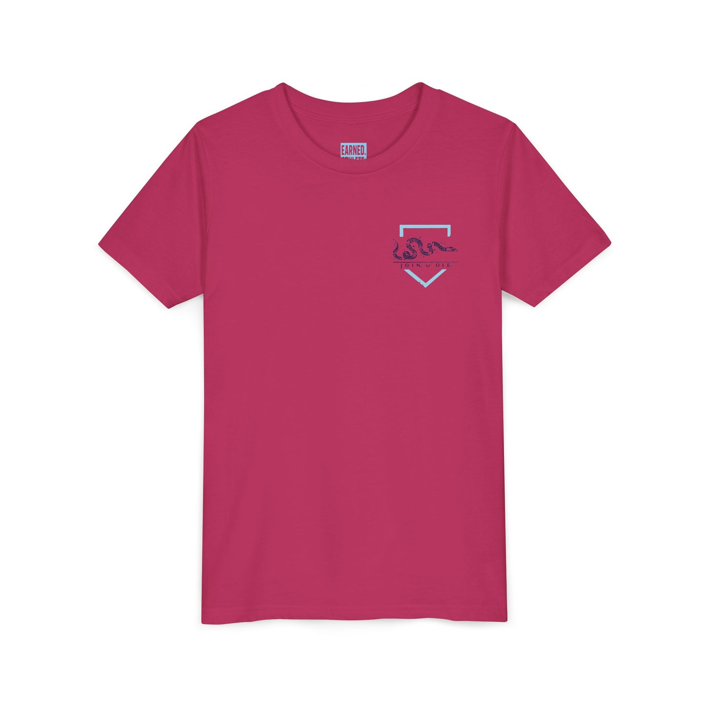 TURN TWO WITH BEN Youth Tee (Blue Logo)