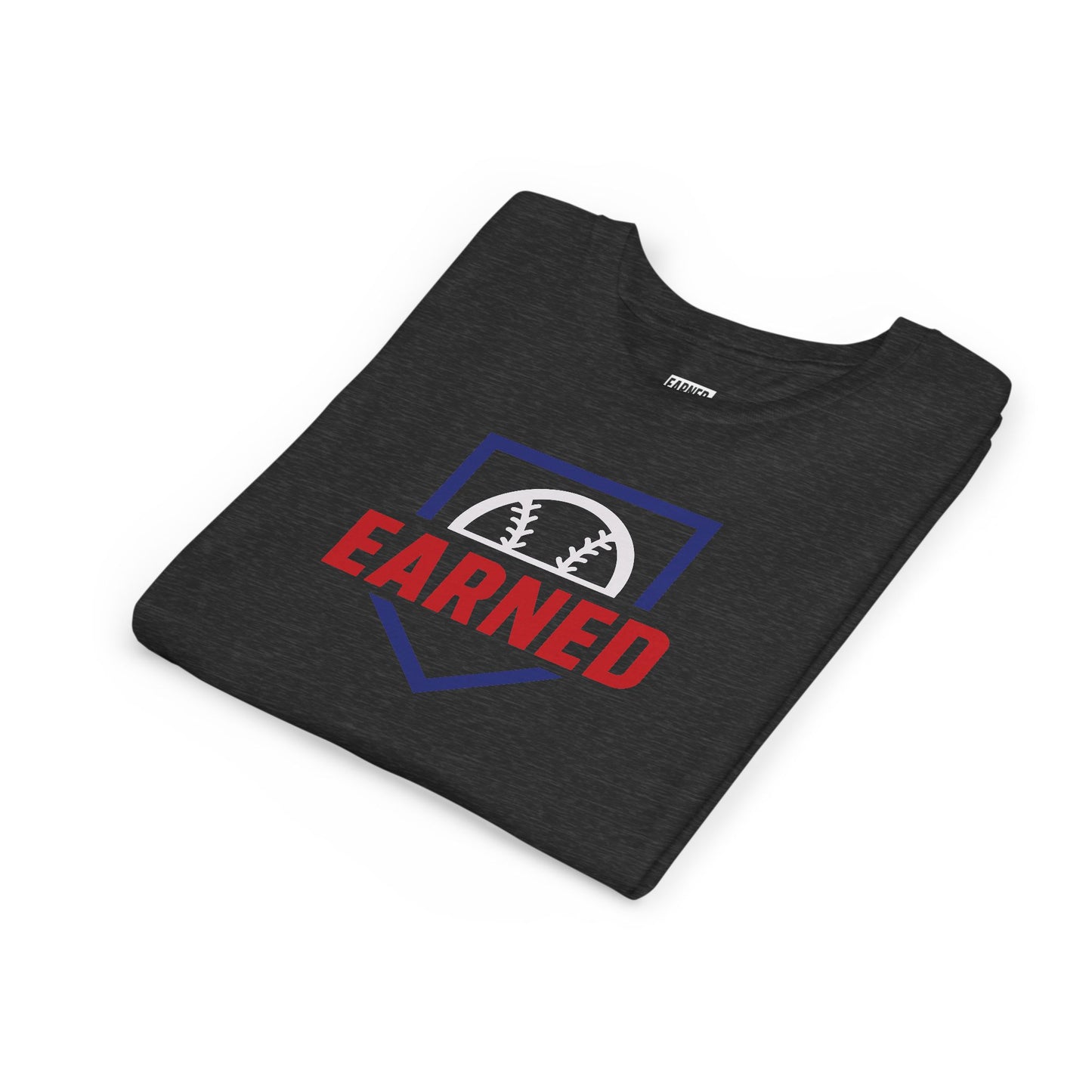 EARNED LOGO Youth Tee (Blue Plate)