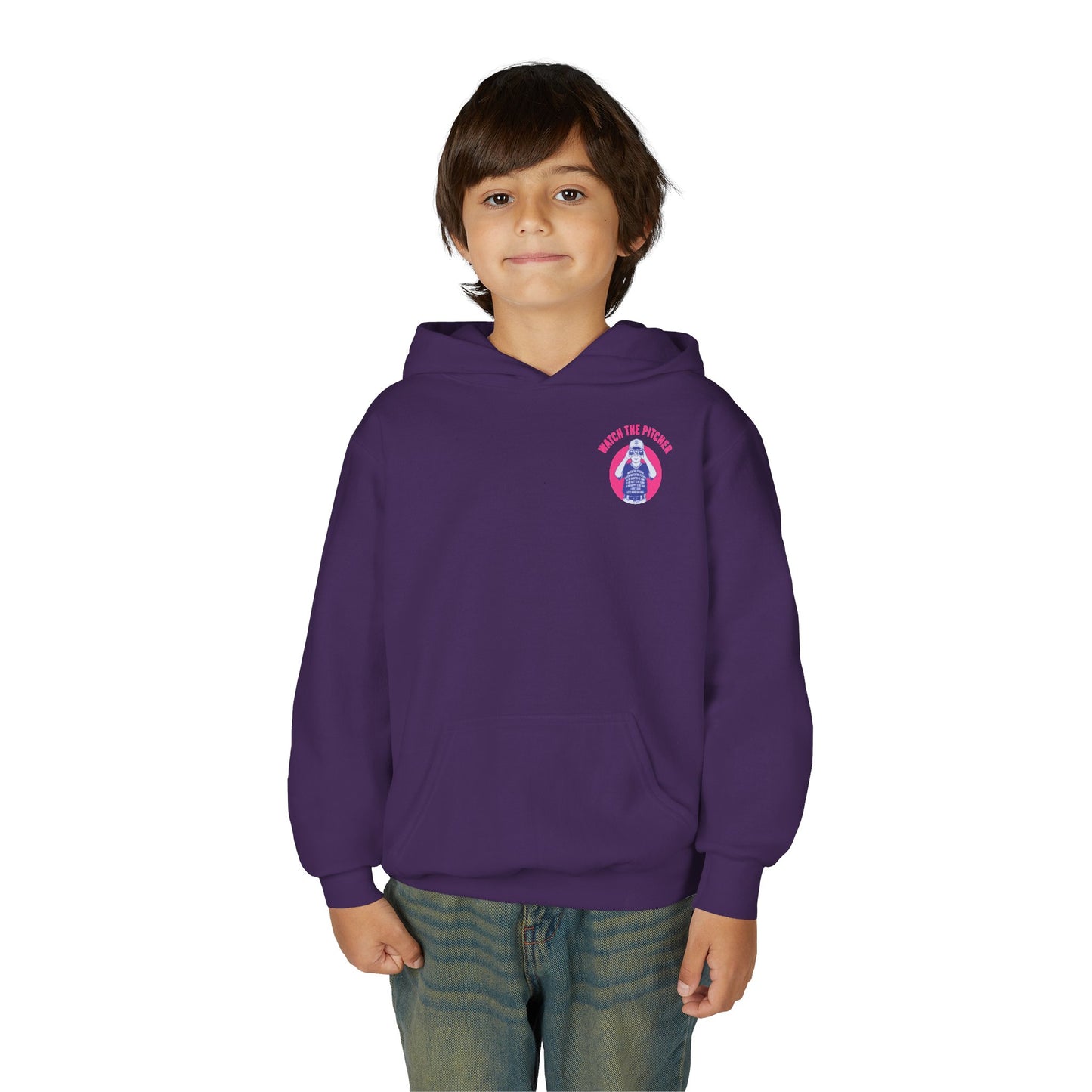 WATCH THE PITCHER Youth Hoodie - DUGOUT CHANT Collection