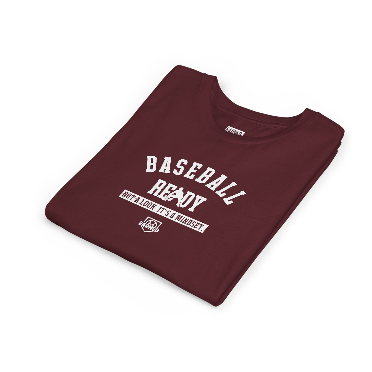BASEBALL READY Youth Tee (White Font)
