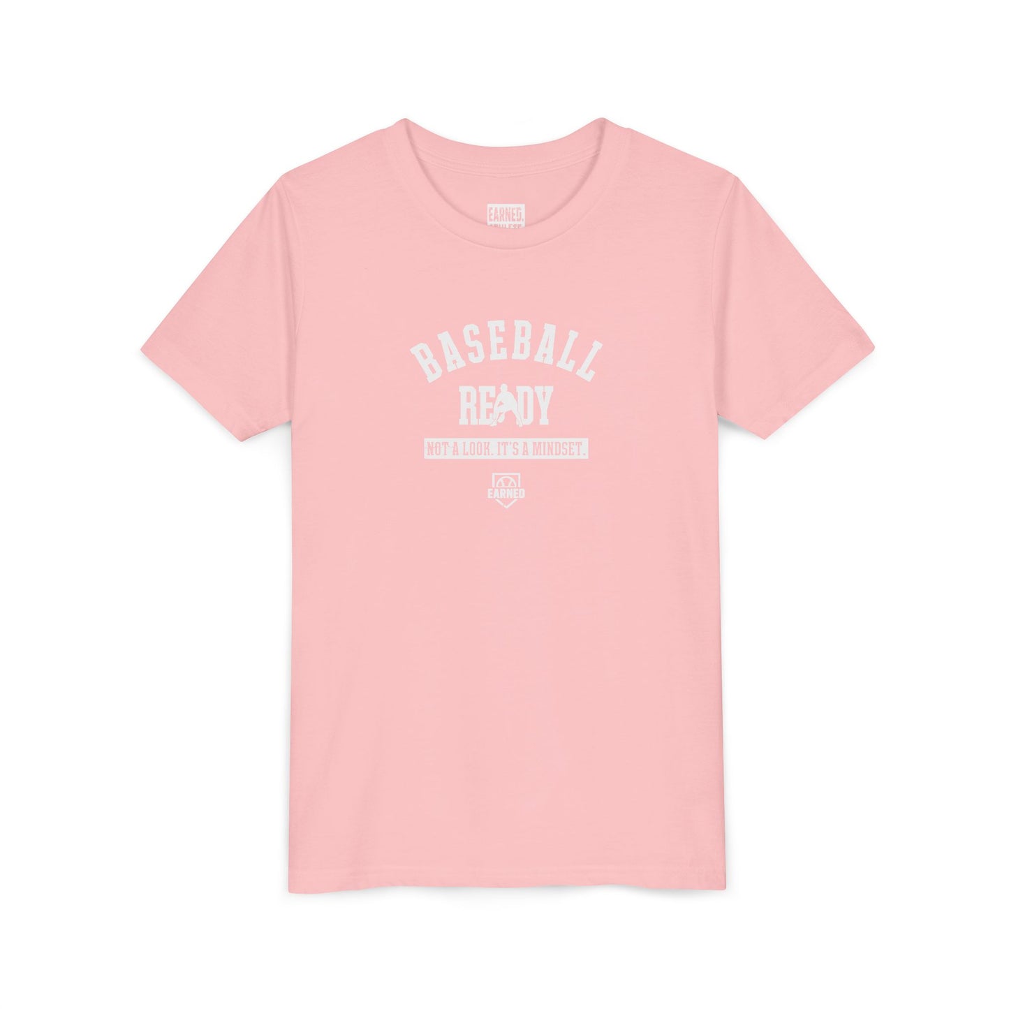 BASEBALL READY Youth Tee (White Font)