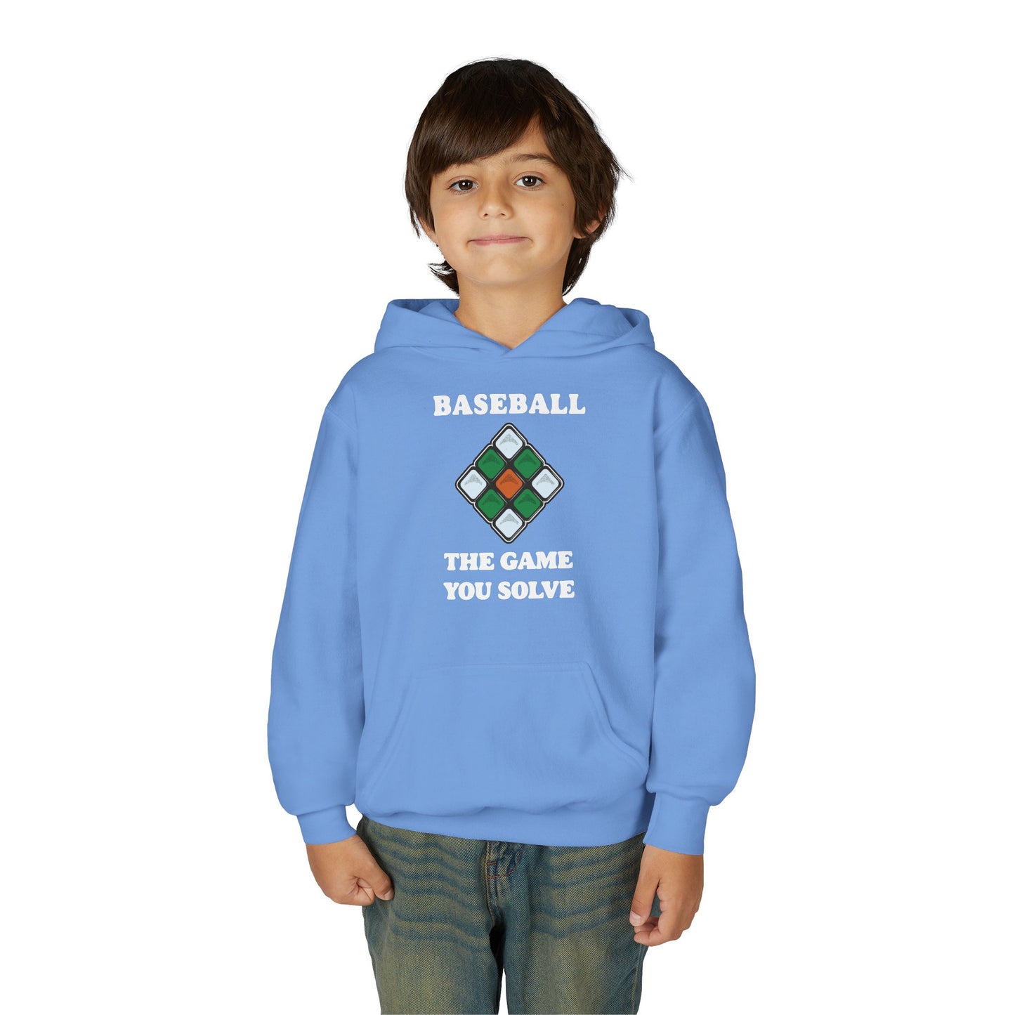 THE GAME YOU SOLVE Youth Hoodie - BASEBALL IQ Collection