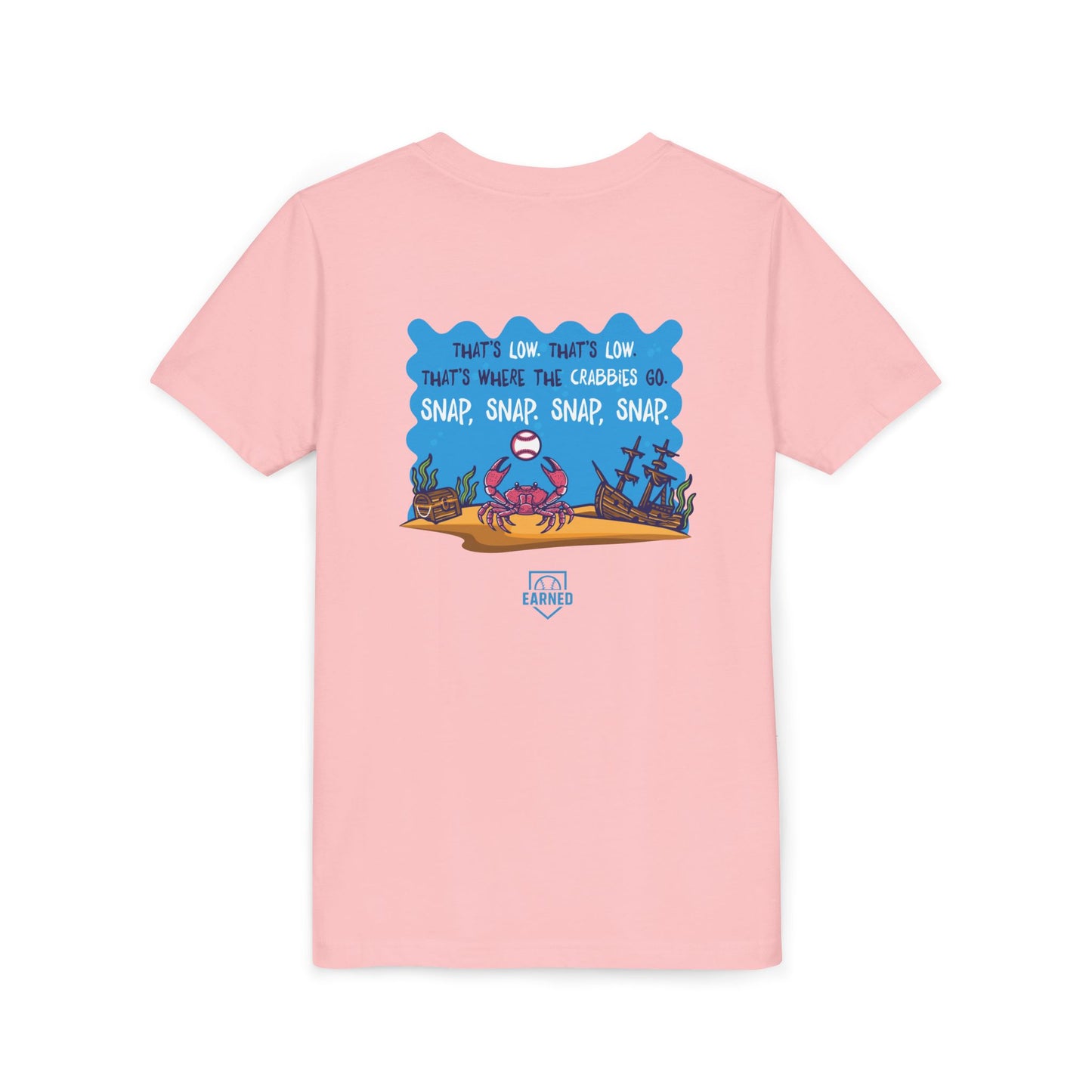 THAT'S LOW CRABBY Youth Tee - DUGOUT CHANT Collection