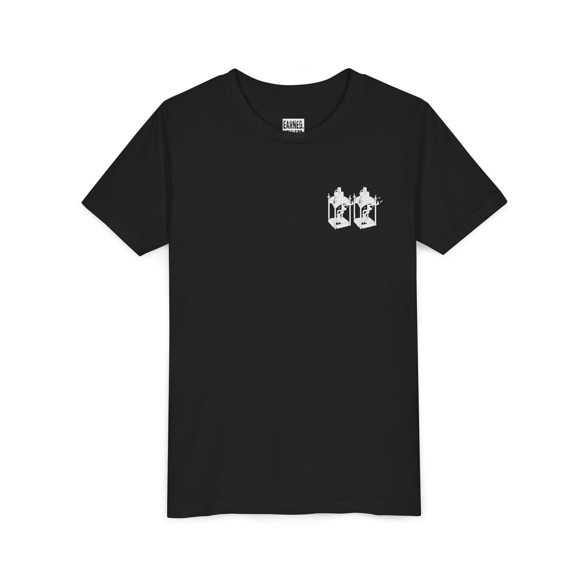 ONE IF BY LAND, TWO IF IT'S A DOUBLE Youth Tee (Paul Revere White)