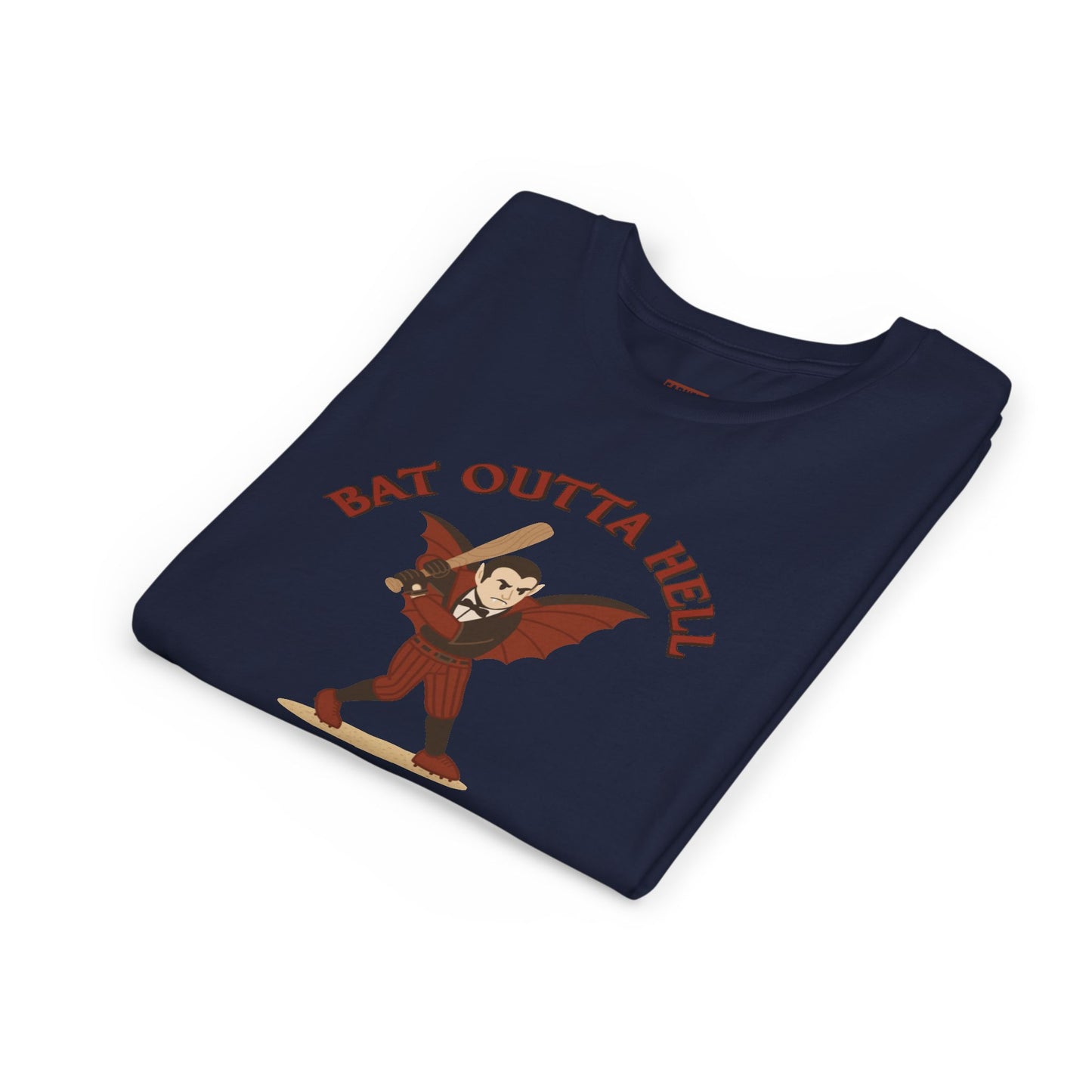 BAT OUTTA HELL Youth Tee - BLEACHER CREATURE Collection