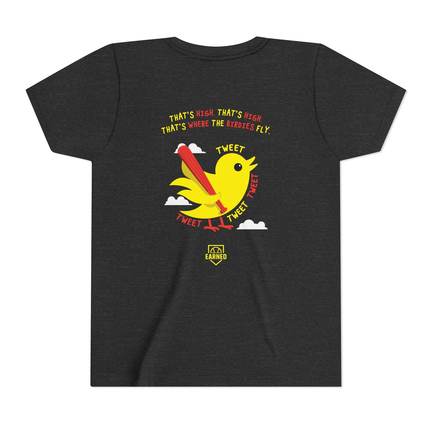 THAT'S HIGH Youth Tee (Yellow Bird) - DUGOUT CHANT Collection