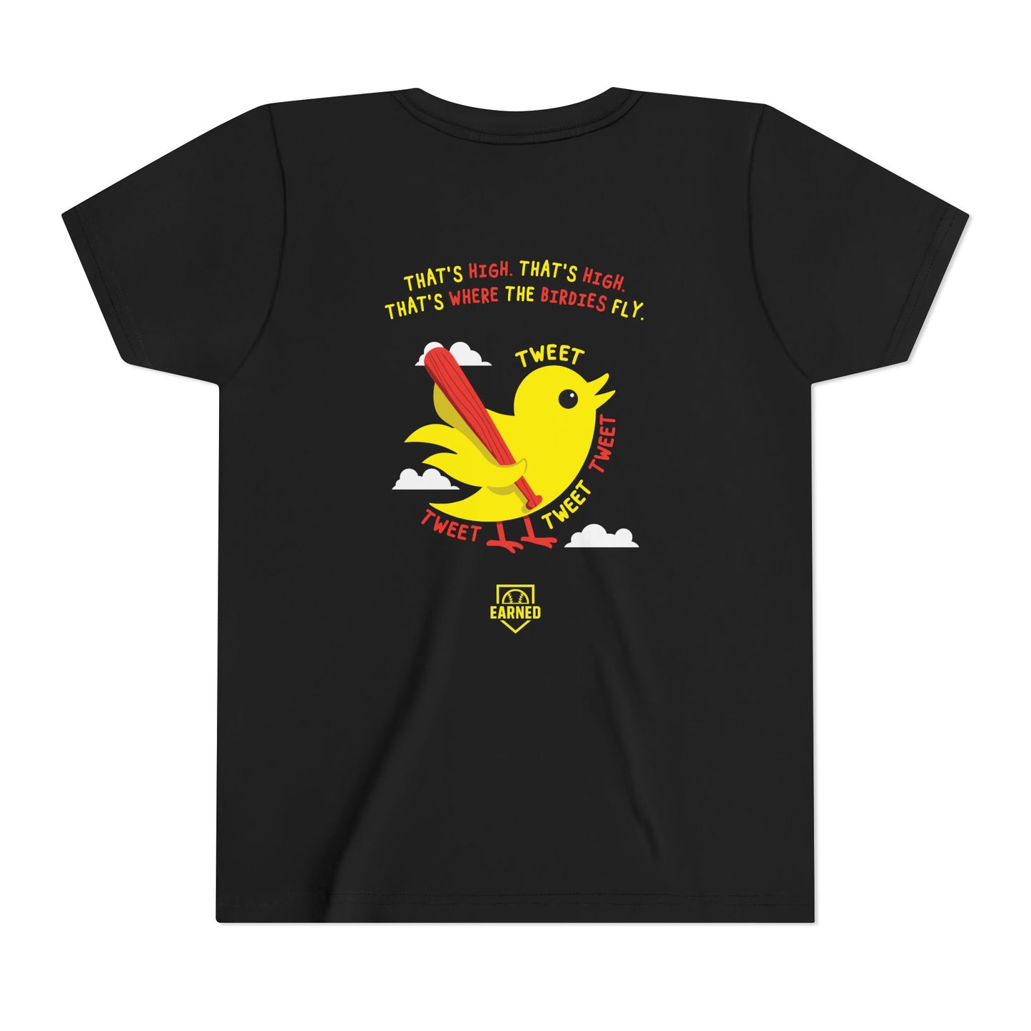 THAT'S HIGH Youth Tee (Yellow Bird) - DUGOUT CHANT Collection