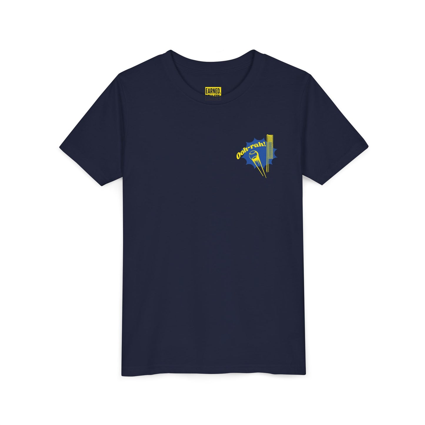 PIECE OF IT Youth Tee (Blue Logo) - DUGOUT CHANT Collection