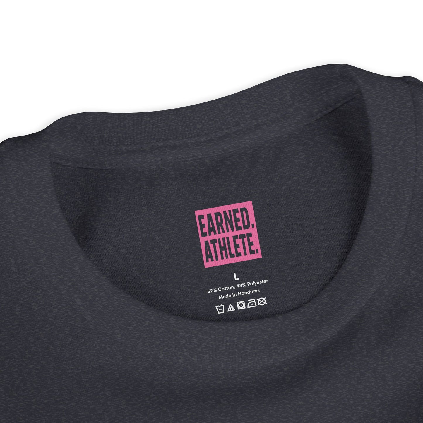 EARNED Logo Youth Tee (Hot Pink)