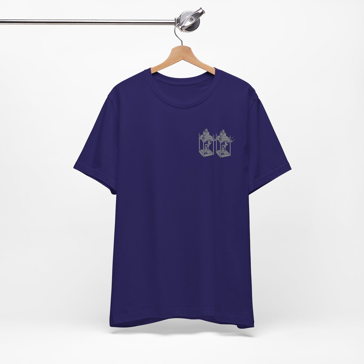 ONE IF BY LAND, TWO IF IT'S A DOUBLE Tee (Gray Font)