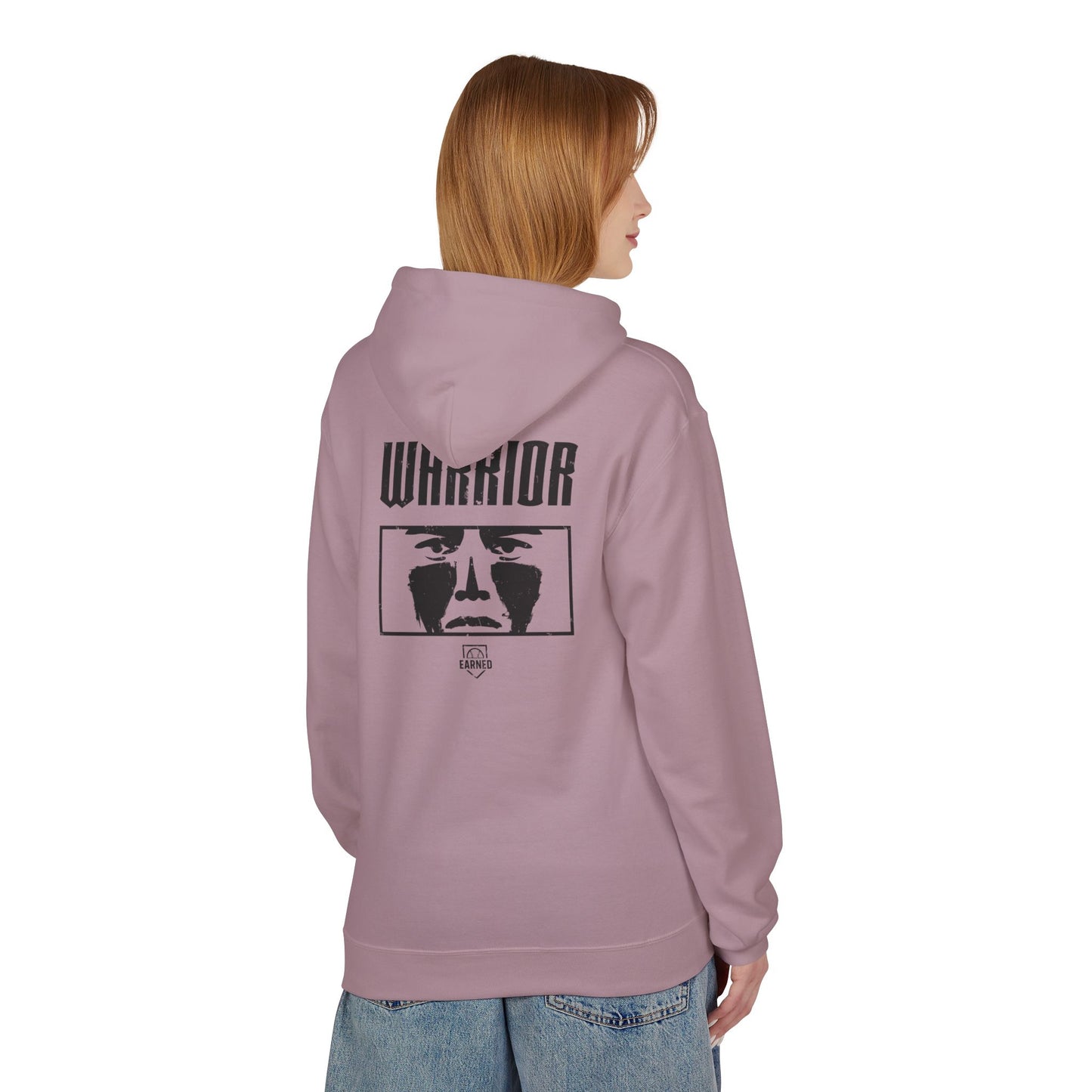 EYE BLACK NATION / WARRIOR Hoodie (Black Font)
