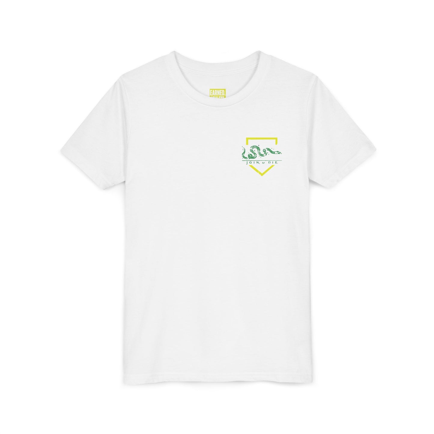 TURN TWO WITH BEN Youth Tee (Yellow Logo)