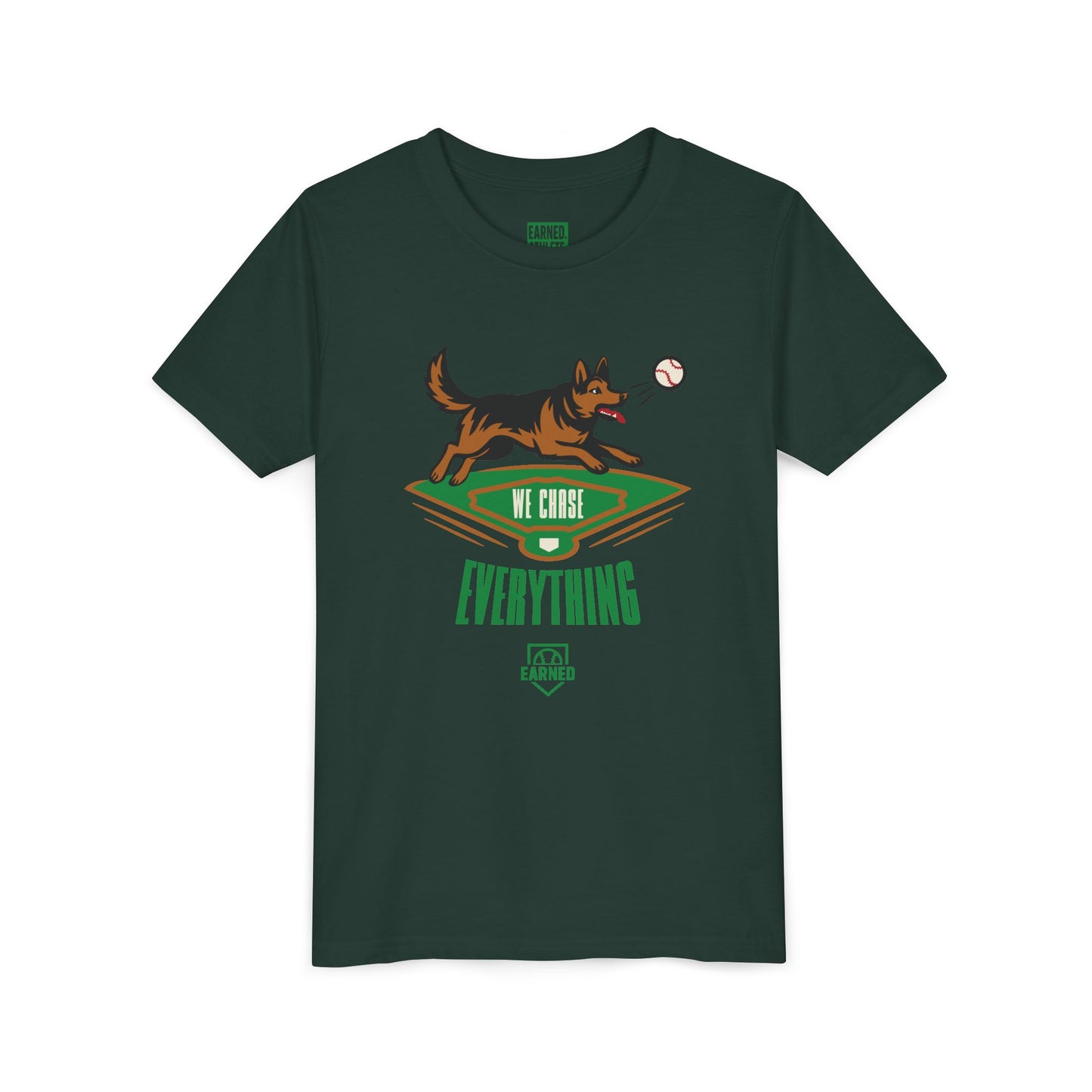 WE CHASE EVERYTHING Youth Tee - BARK PARK Collection
