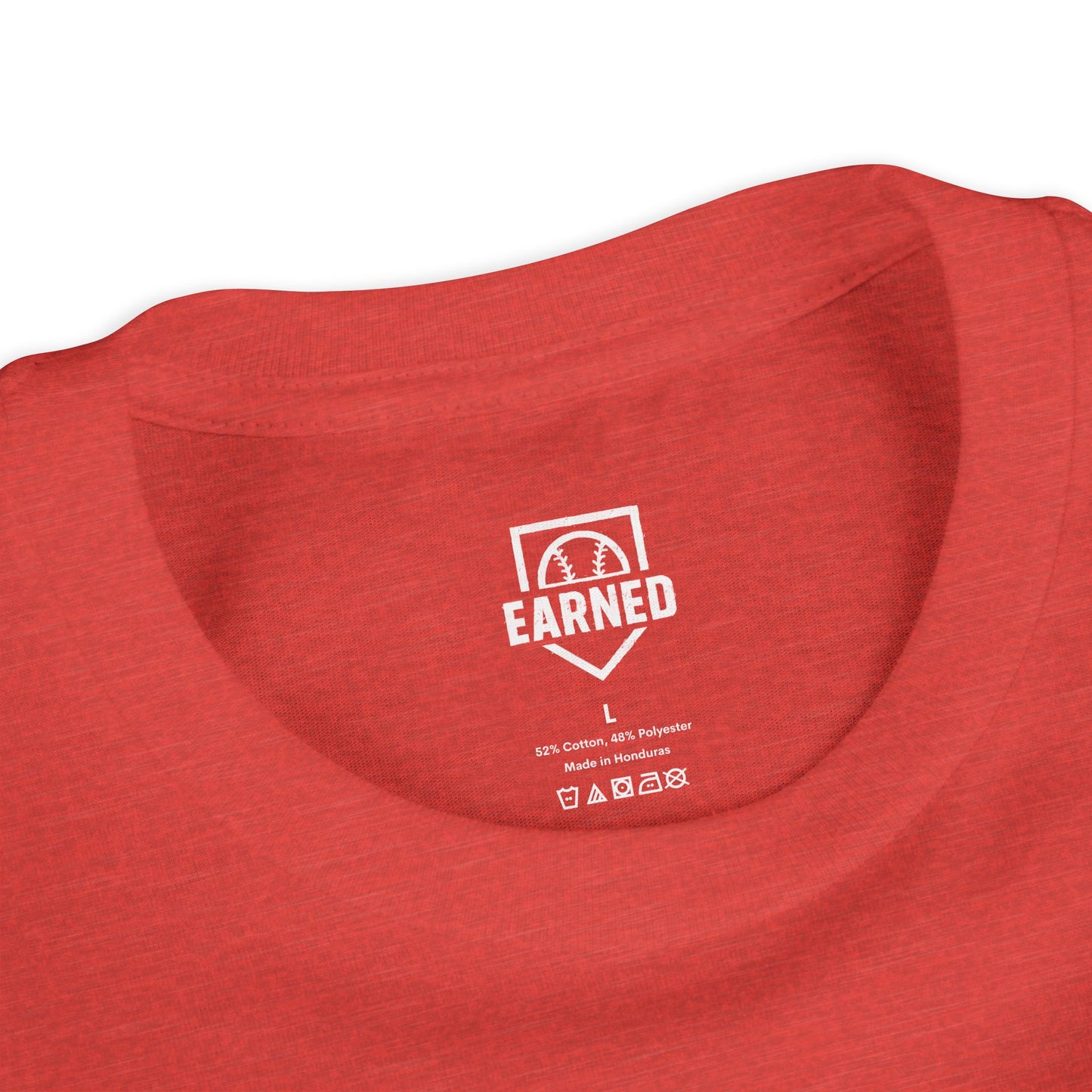 EARNED. ATHLETE. Youth Tee (White Font)