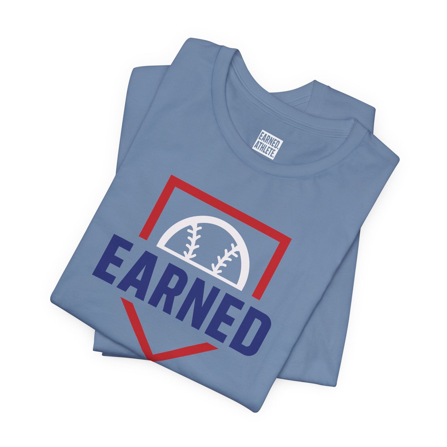 EARNED Logo Tee (Red Plate)