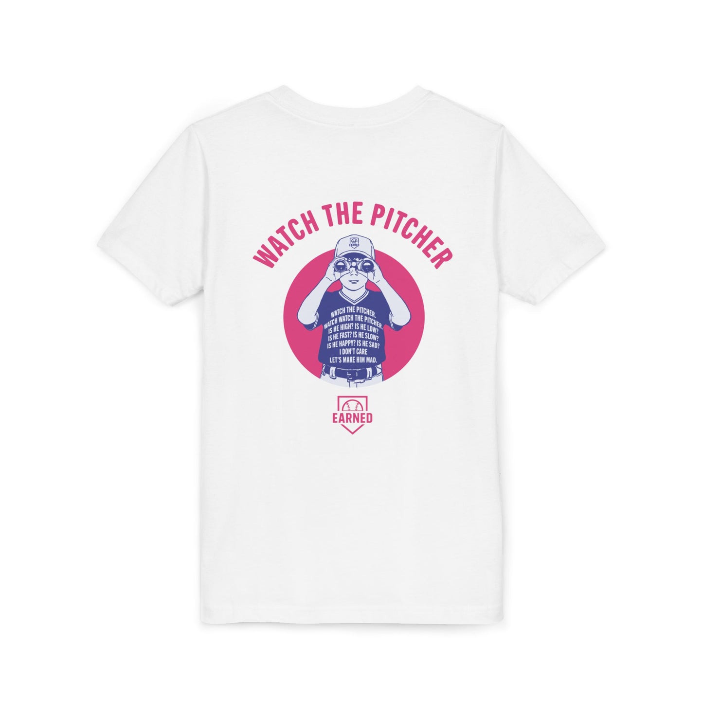 WATCH THE PITCHER Youth Tee - DUGOUT CHANT Collection