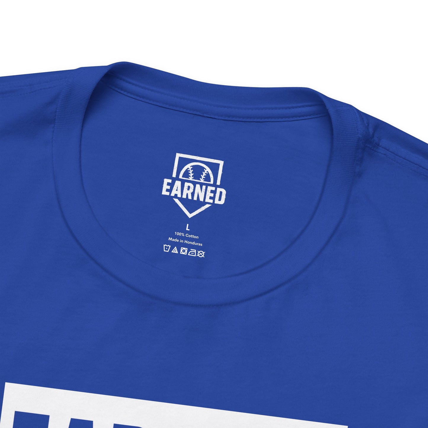 EARNED. ATHLETE. Tee (White Font)