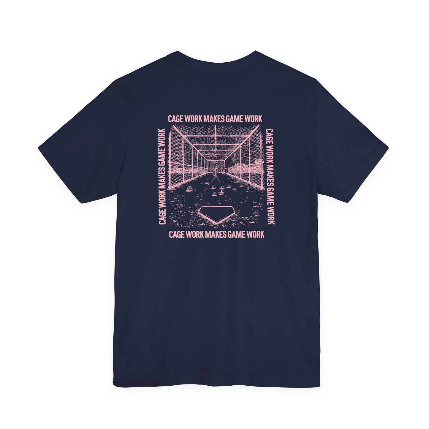 CAGE WORK MAKES GAME WORK (Pink Font)