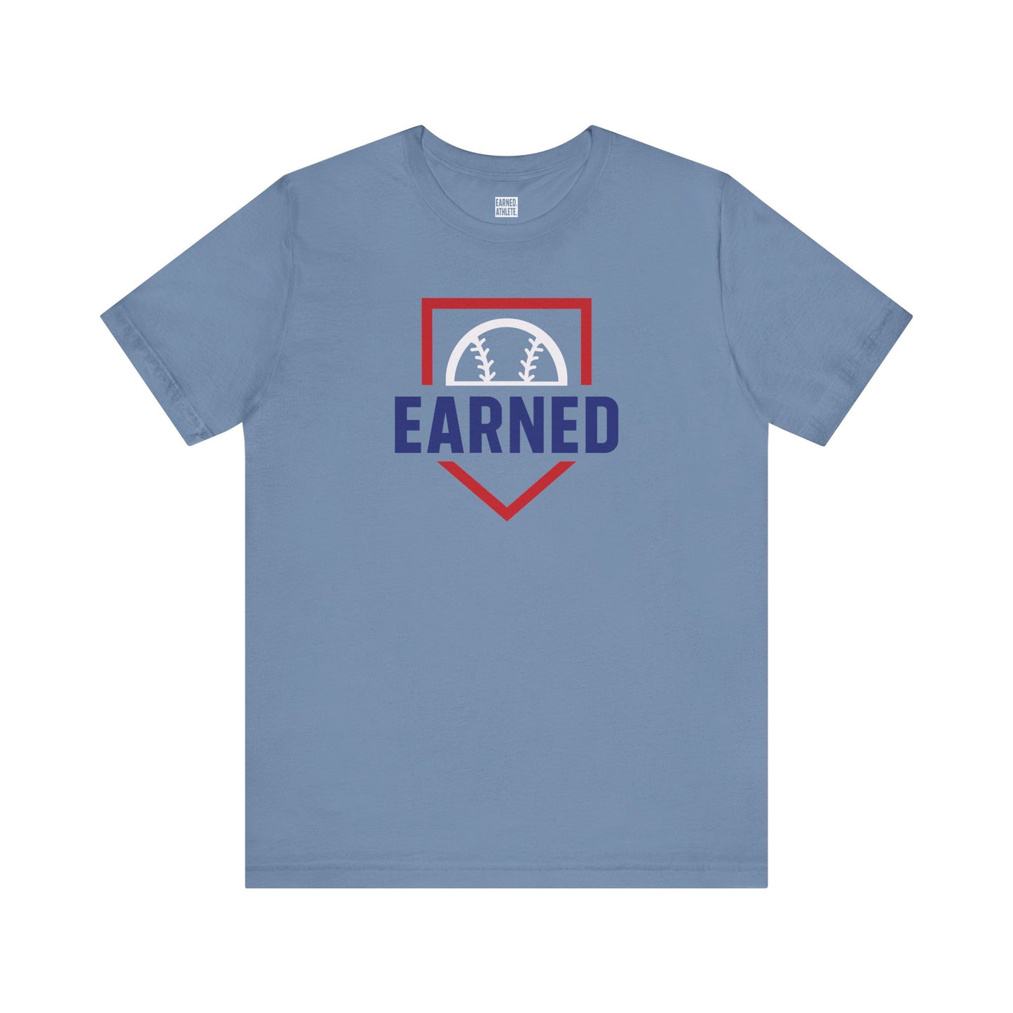 EARNED Logo Tee (Red Plate)