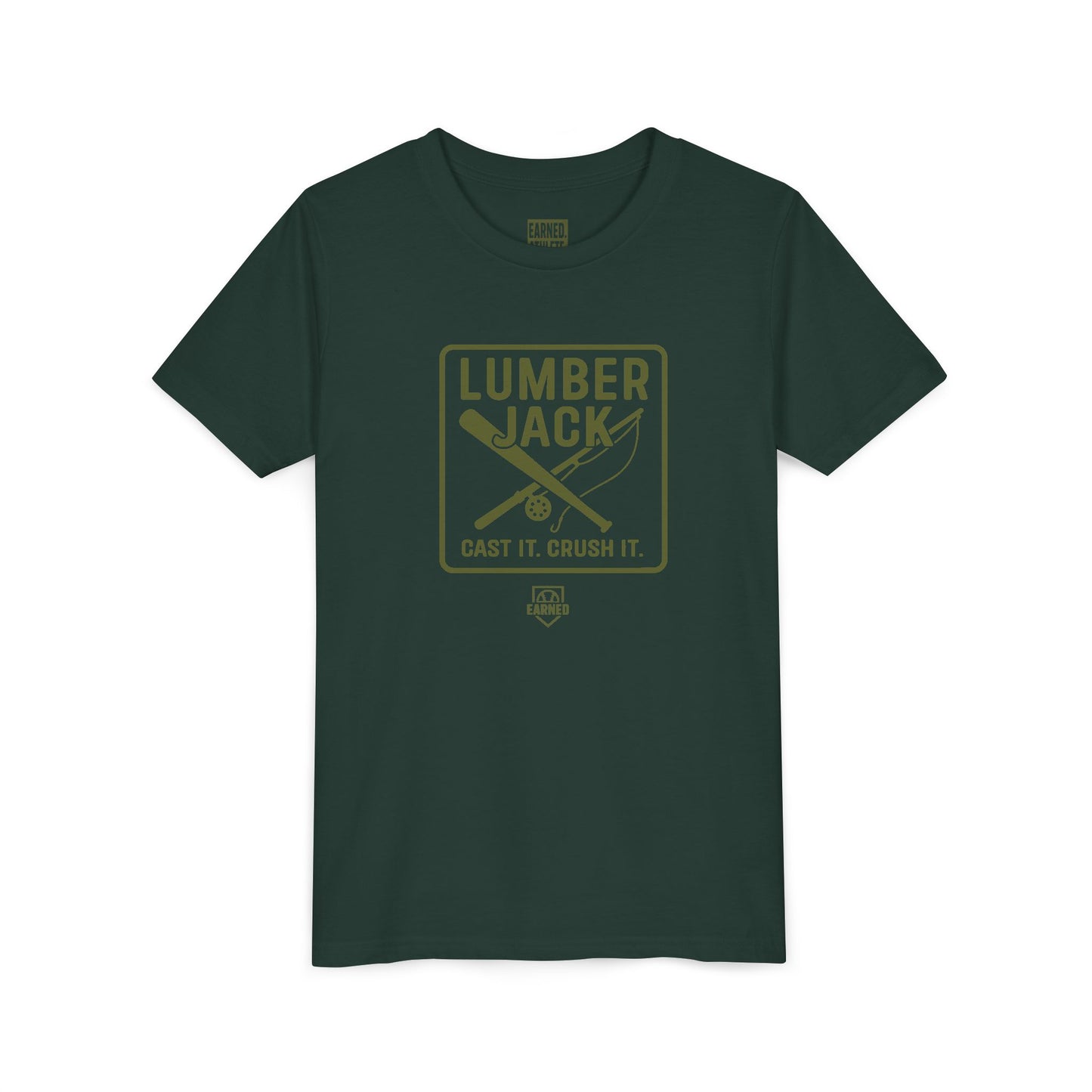 CAST IT. CRUSH IT. Youth Tee – LUMBER JACK Collection