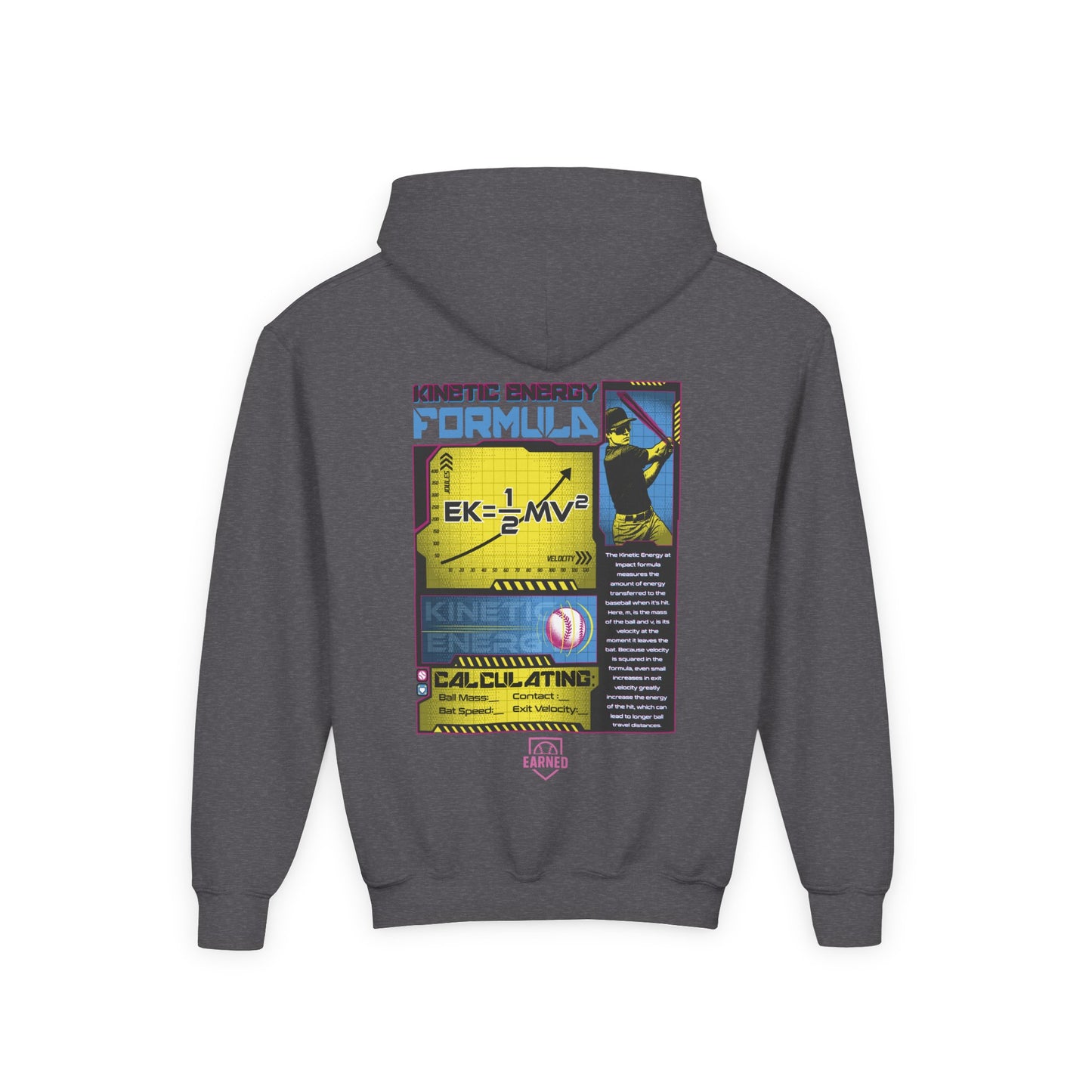 KINTEIC ENERGY FORMULA Youth Hoodie - BASEBALL IQ Collection