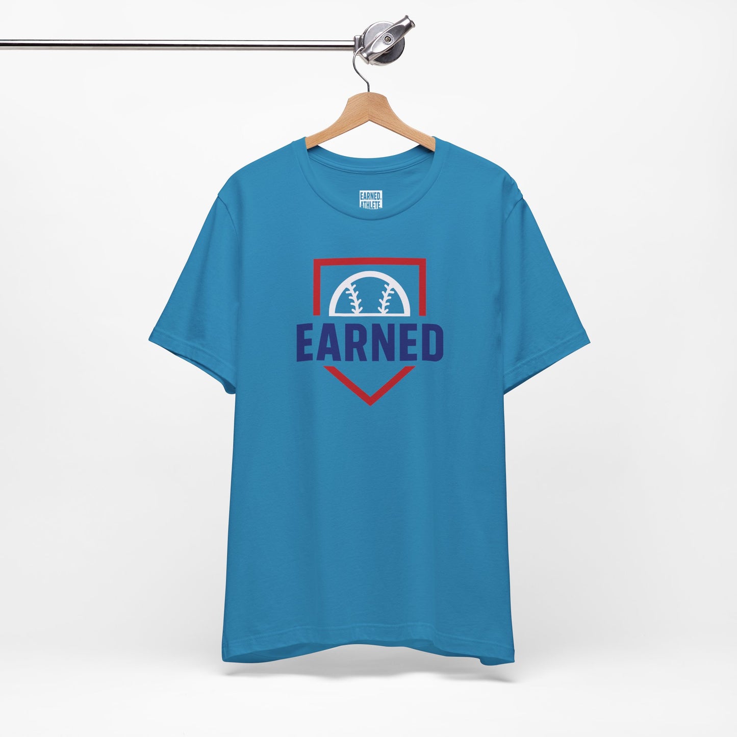 EARNED Logo Tee (Red Plate)