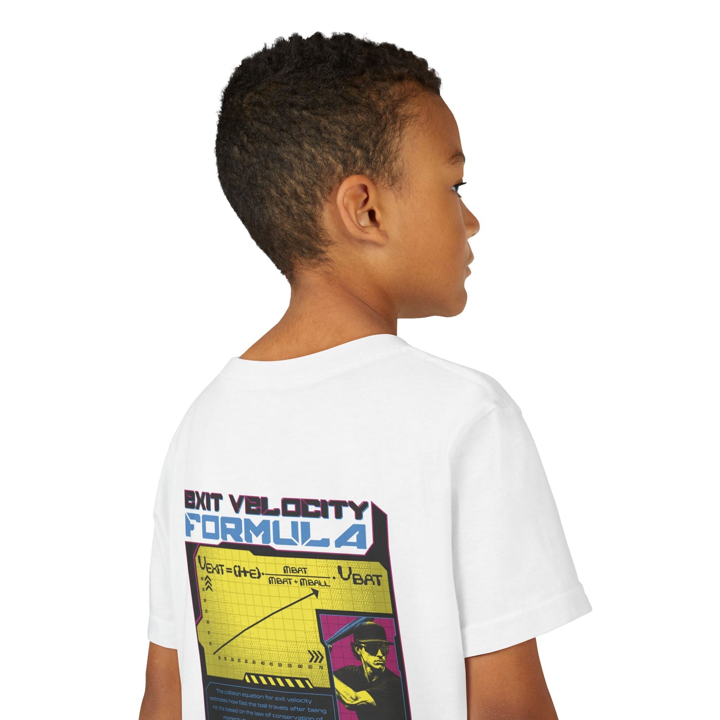 EXIT VELOCITY FORMULA Youth Tee - BASEBALL IQ Collection