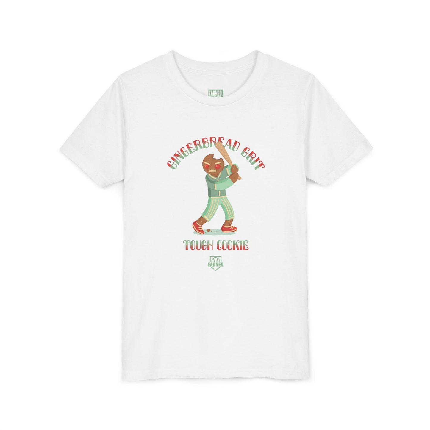 GINGERBREAD GRIT Youth Tee — SLEIGH SQUAD Collection