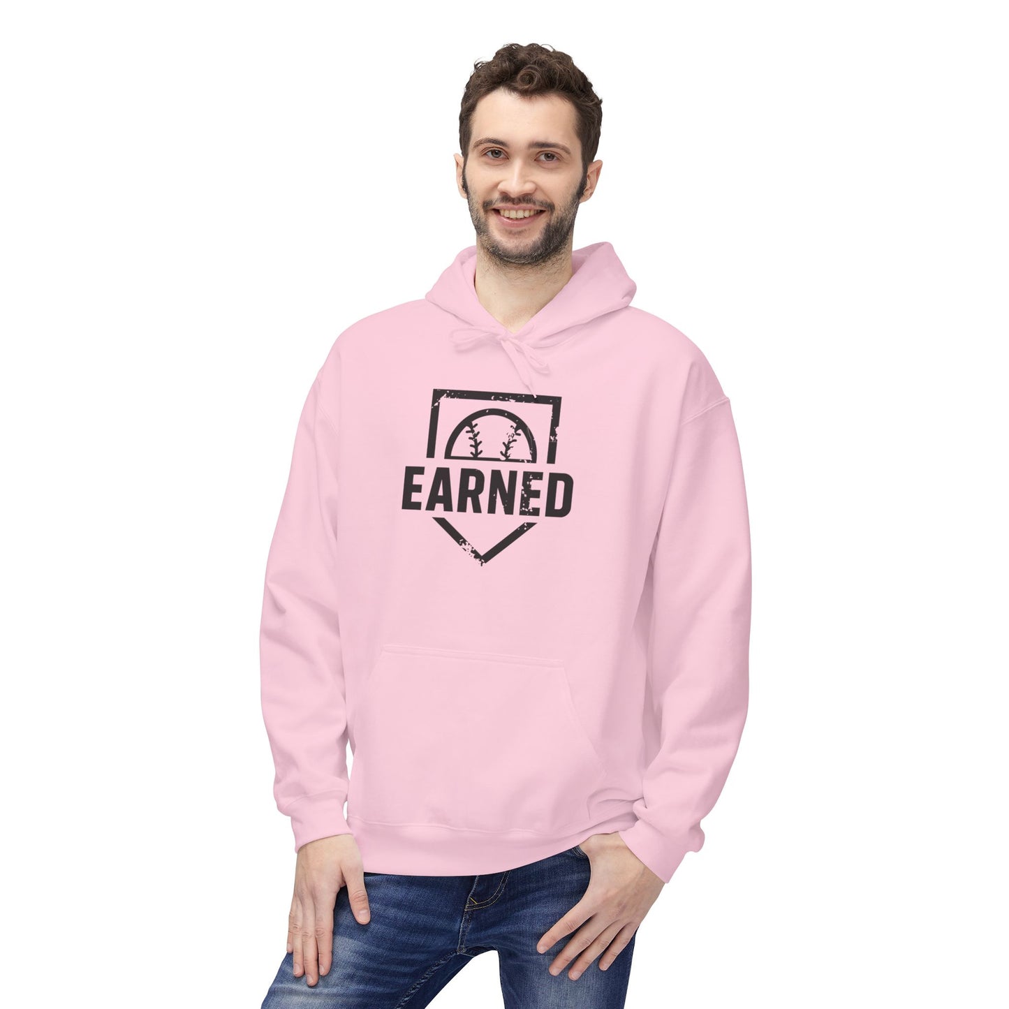 EARNED Logo Hoodie (Black Font)