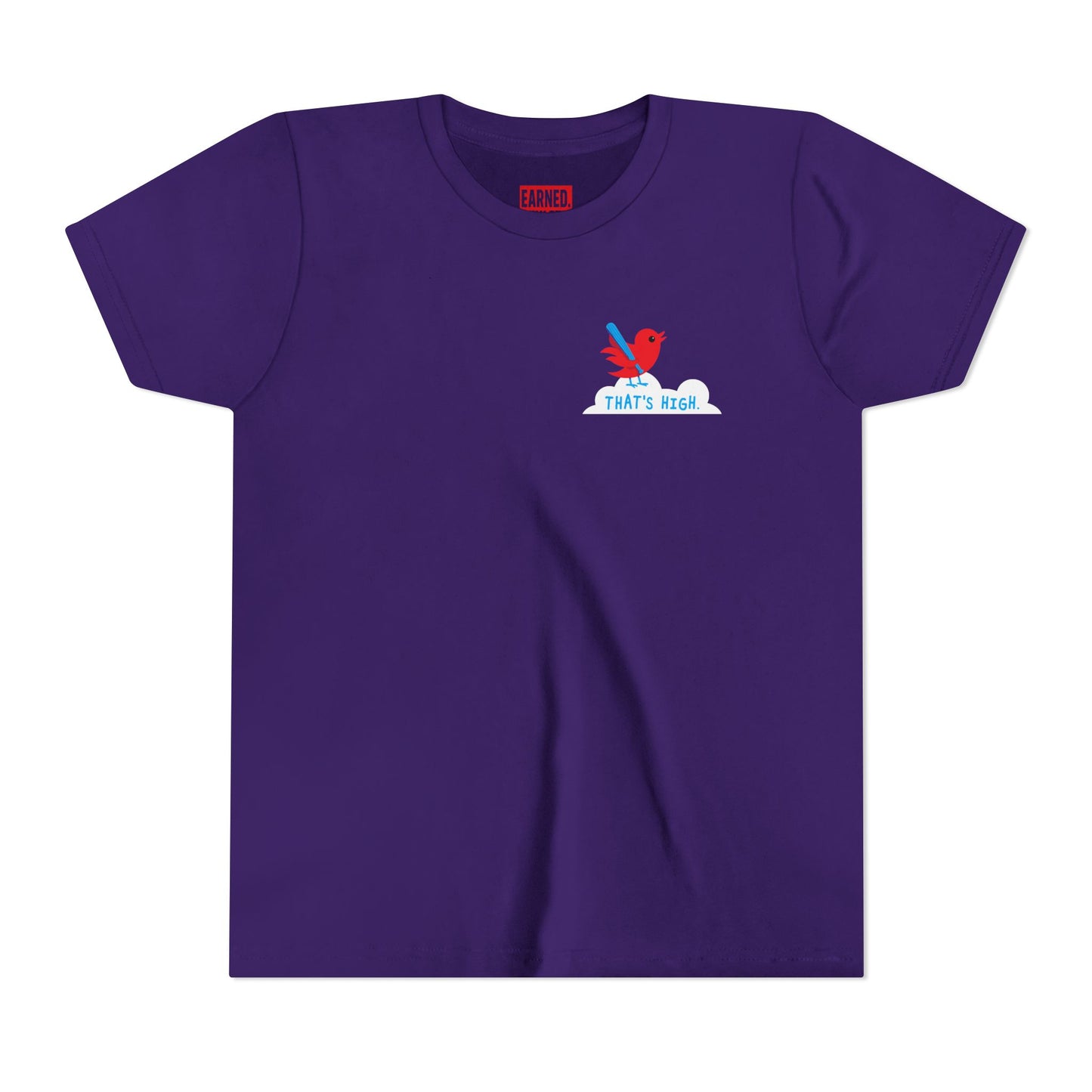 THAT'S HIGH Youth Tee (Red Bird) - Dugout Collection