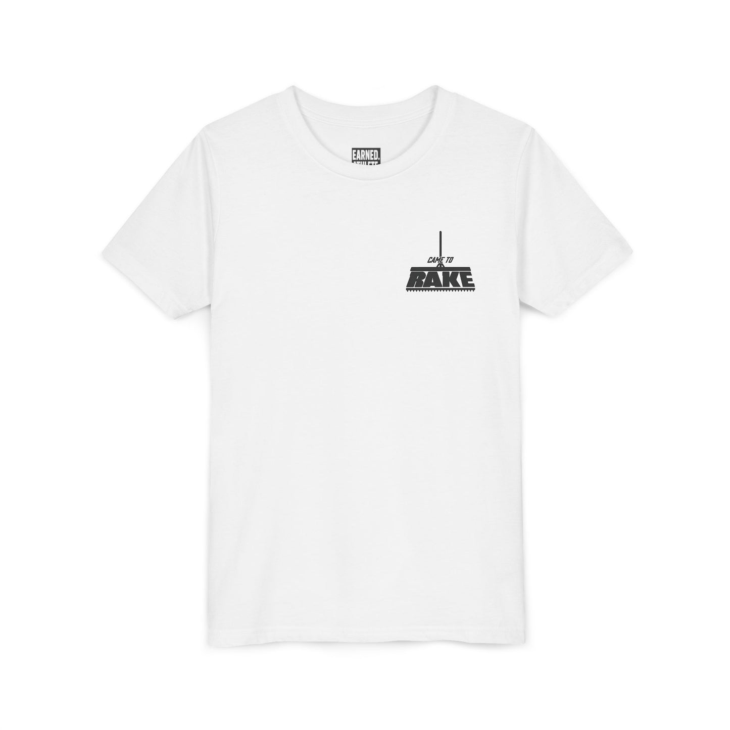 CAME TO RAKE Youth Tee (Black Font)