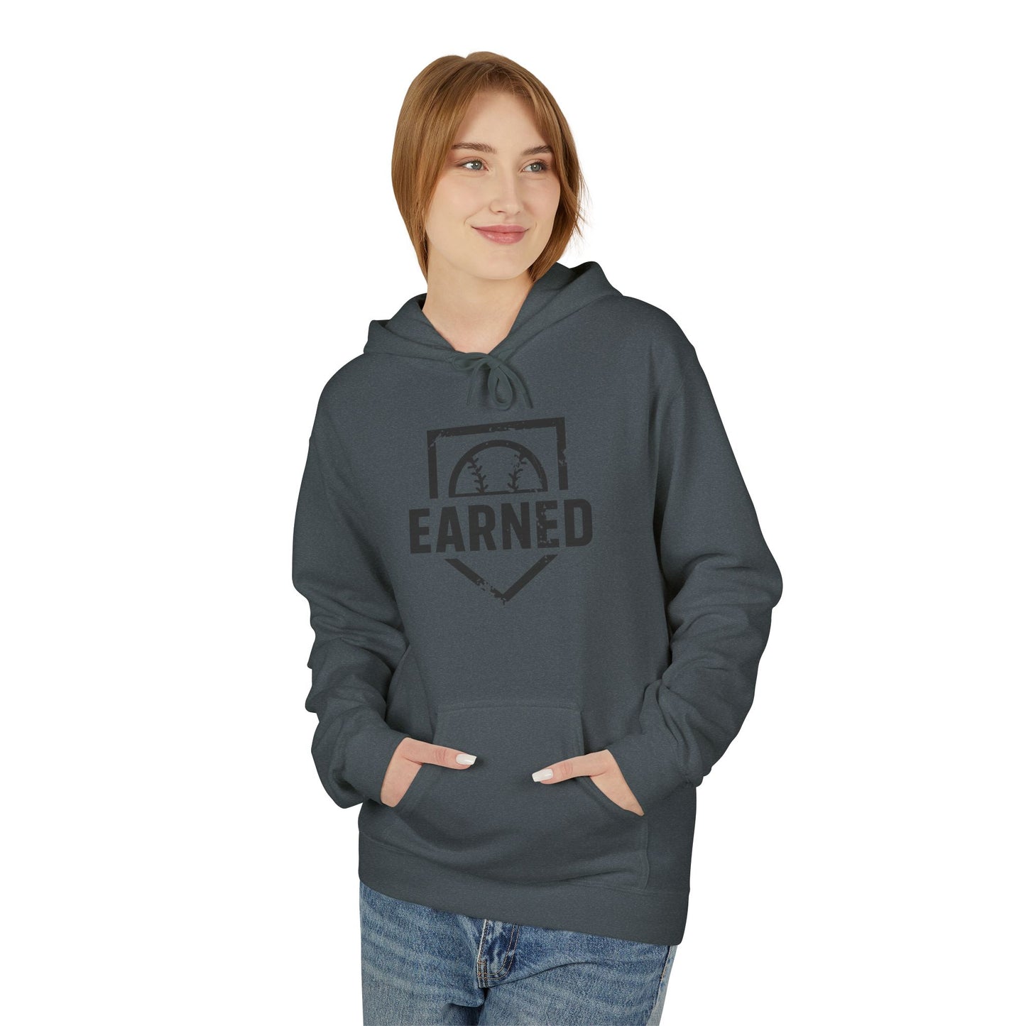 EARNED Logo Hoodie (Black Font)