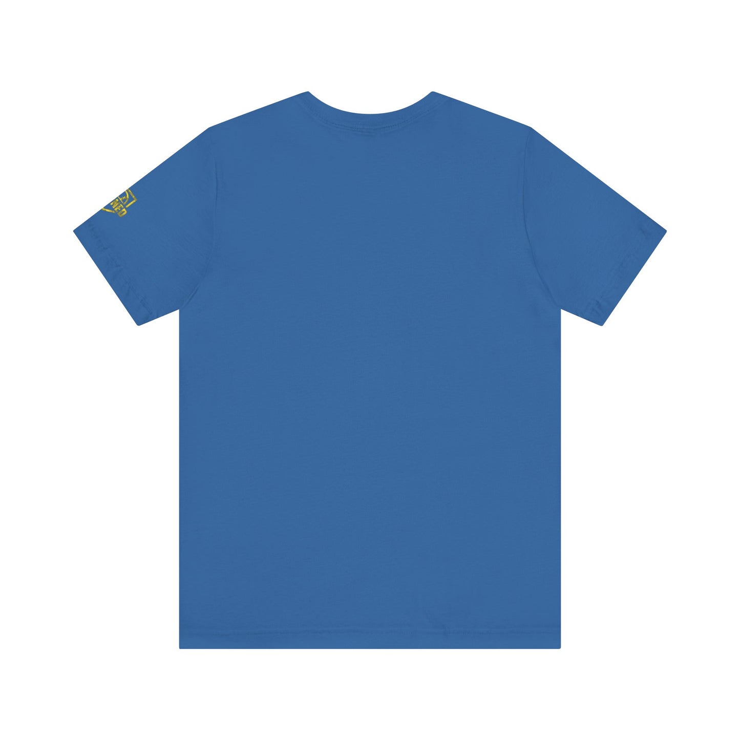 SHOWING UP ADDS UP Tee (Yellow Camo Font)