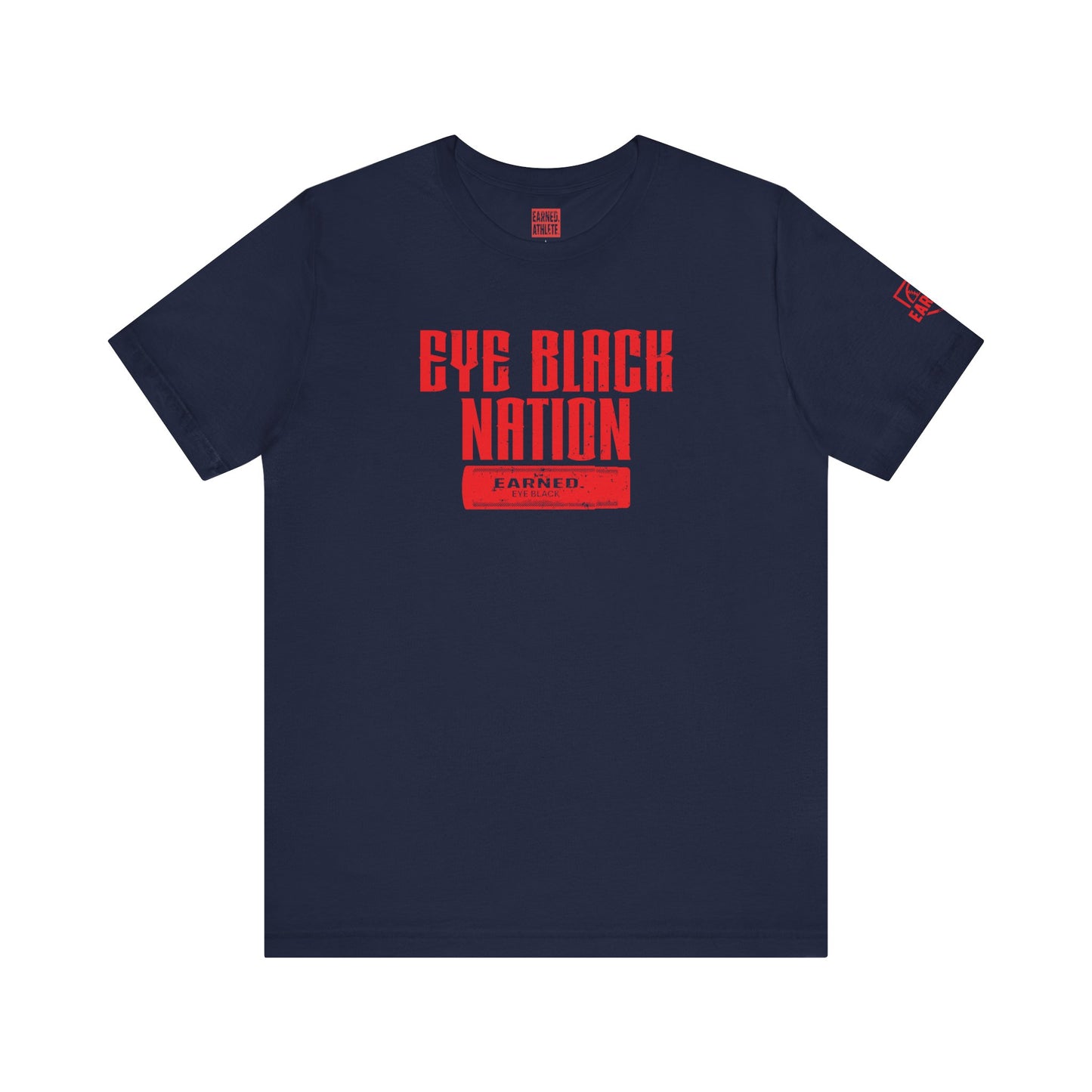 EYE BLACK NATION Adult Tee (Red Font)