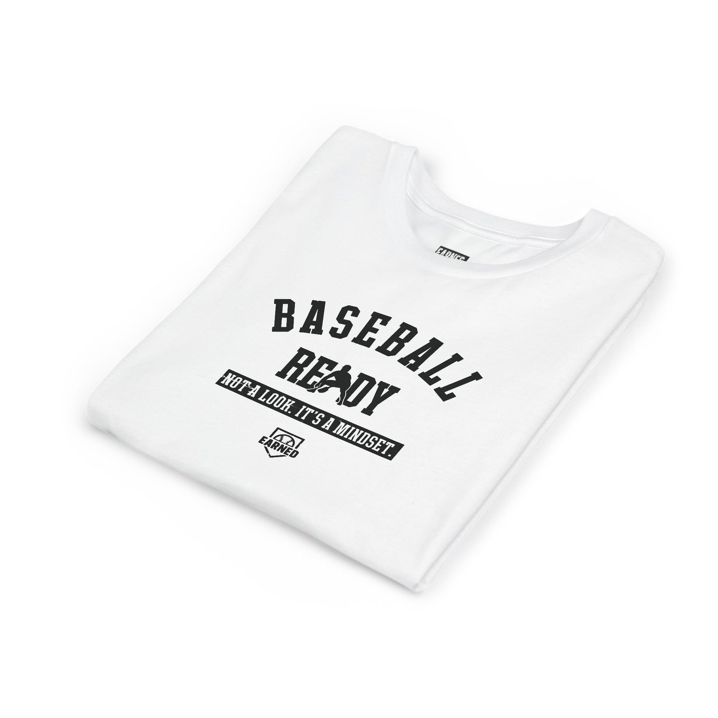 BASEBALL READY Youth Tee (Black Font)