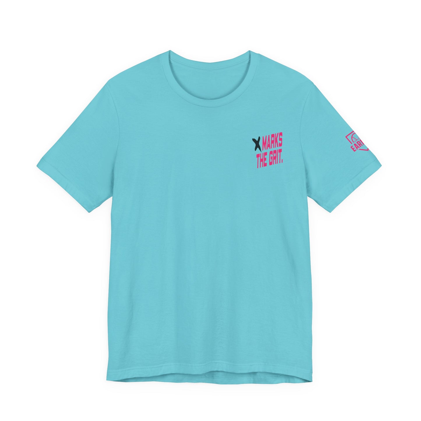 X MARKS THE GRIT Tee (Black X, Pink font)
