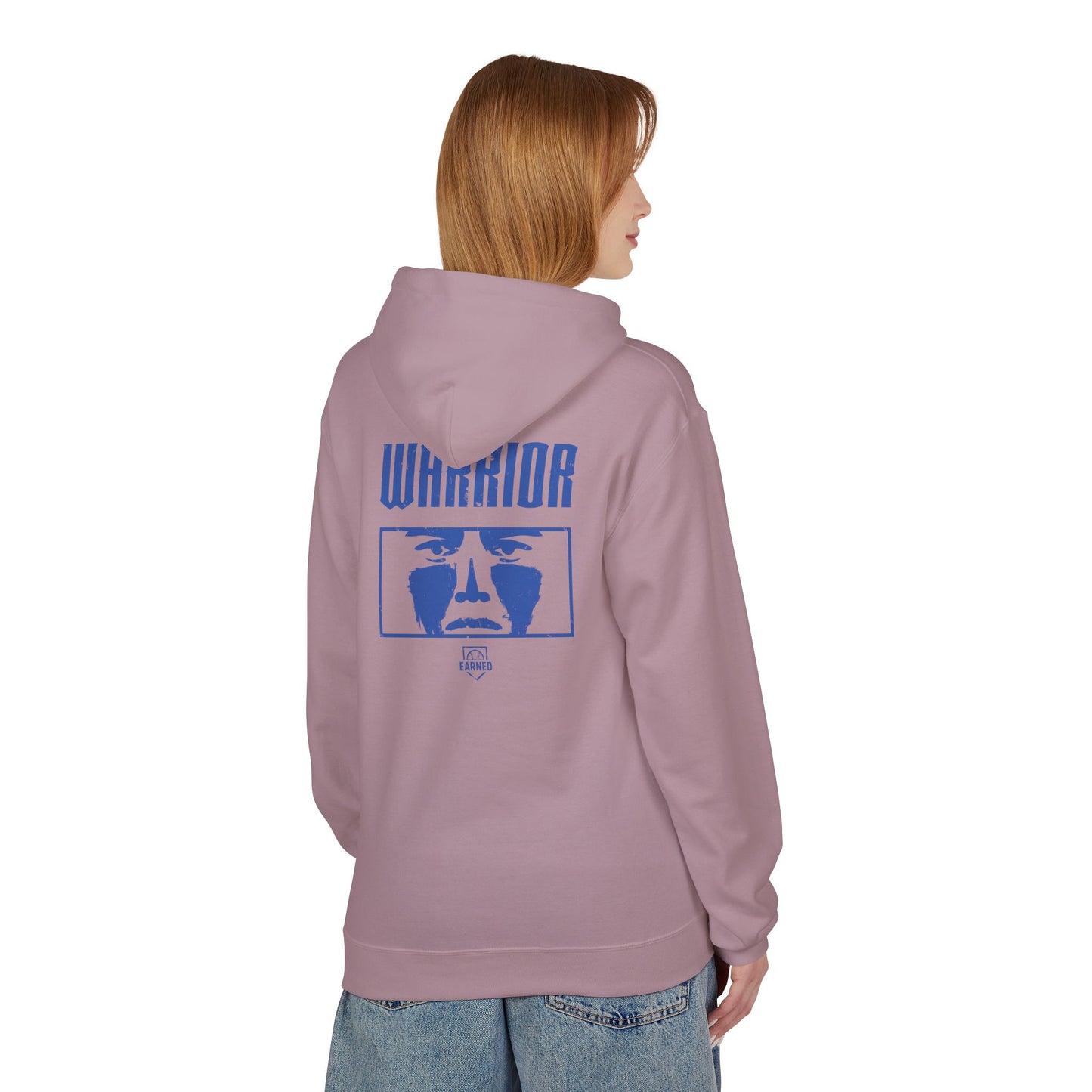 EYE BLACK NATION / WARRIOR Hoodie (Blue Font)