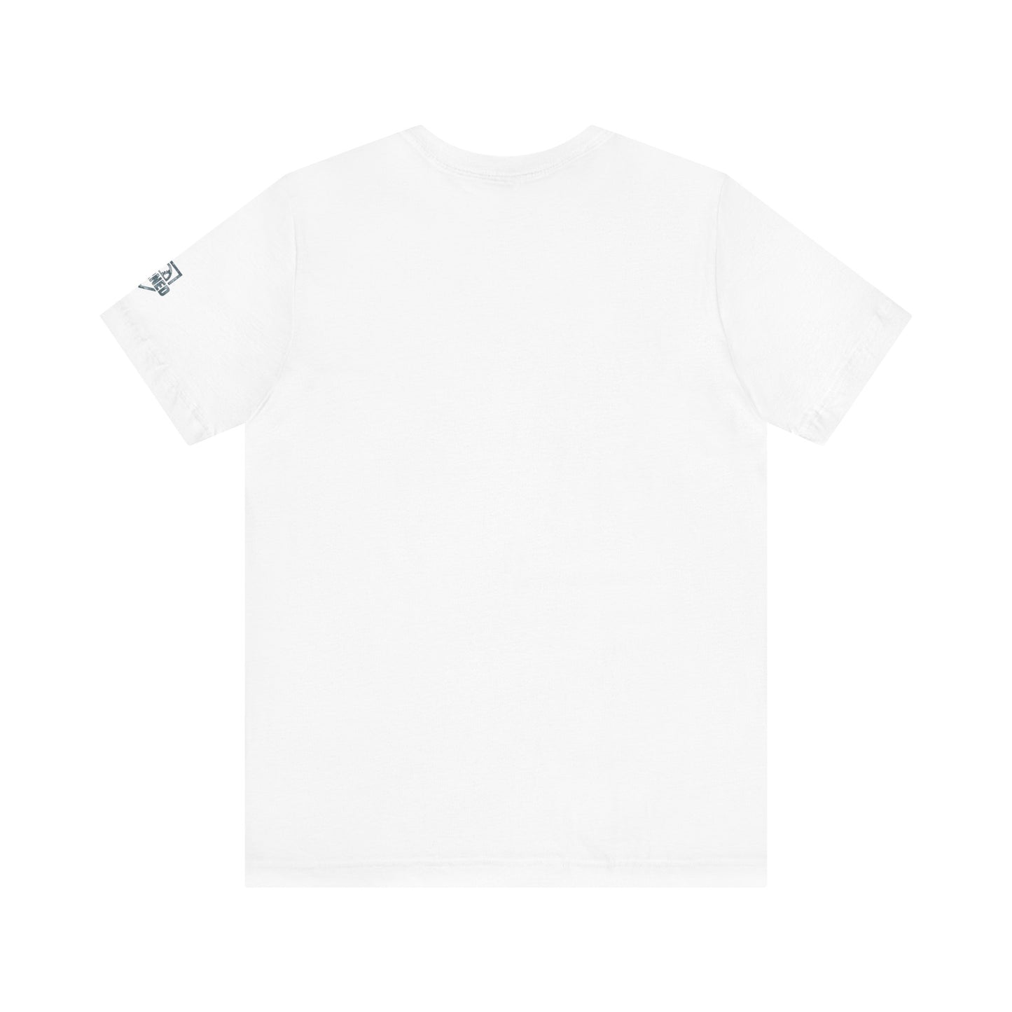 SHOWING UP ADDS UP TEE (White & Gray Camo Font)
