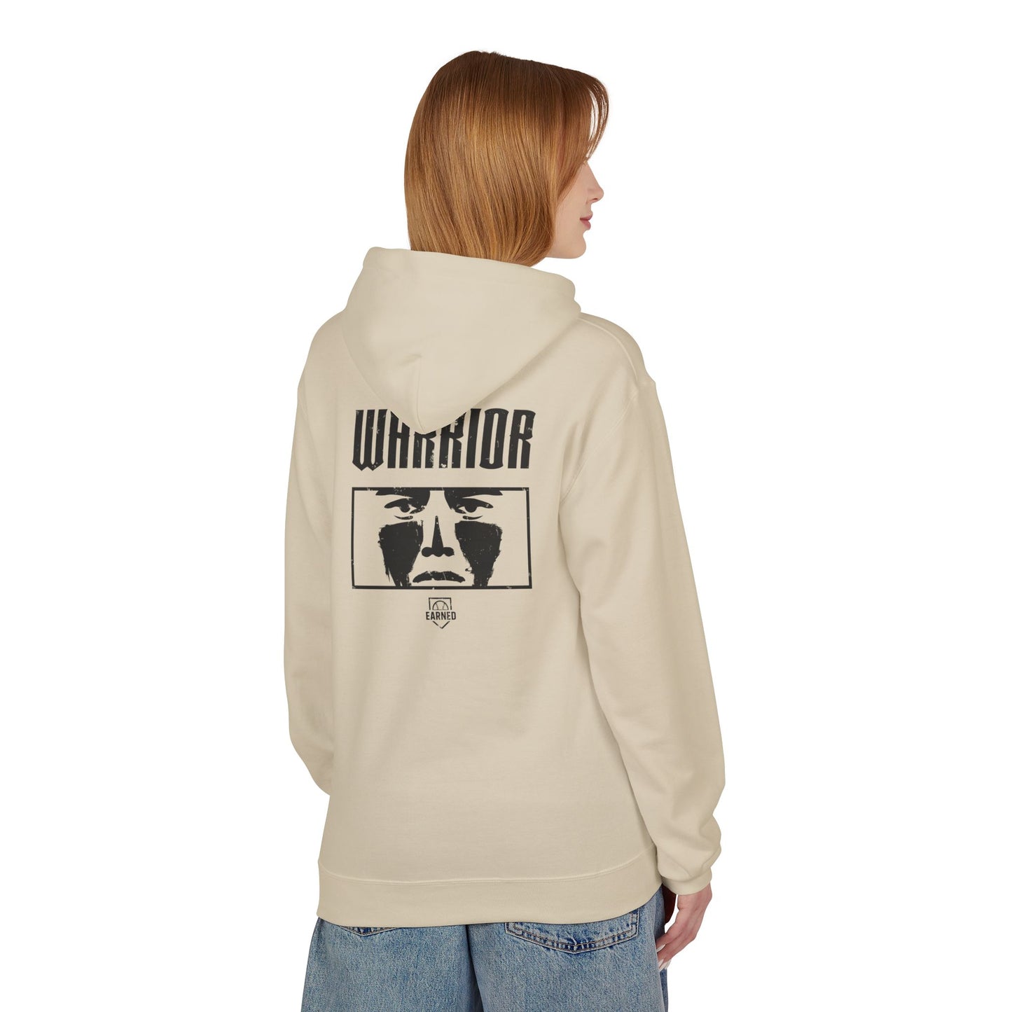 EYE BLACK NATION / WARRIOR Hoodie (Black Font)