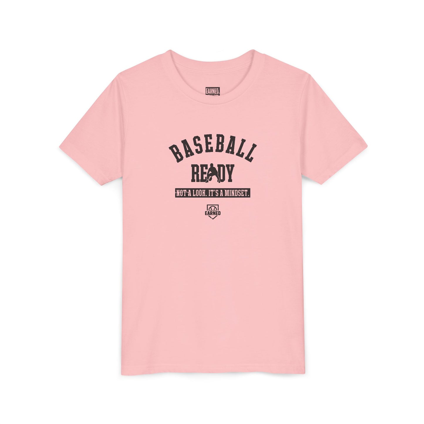 BASEBALL READY Youth Tee (Black Font)