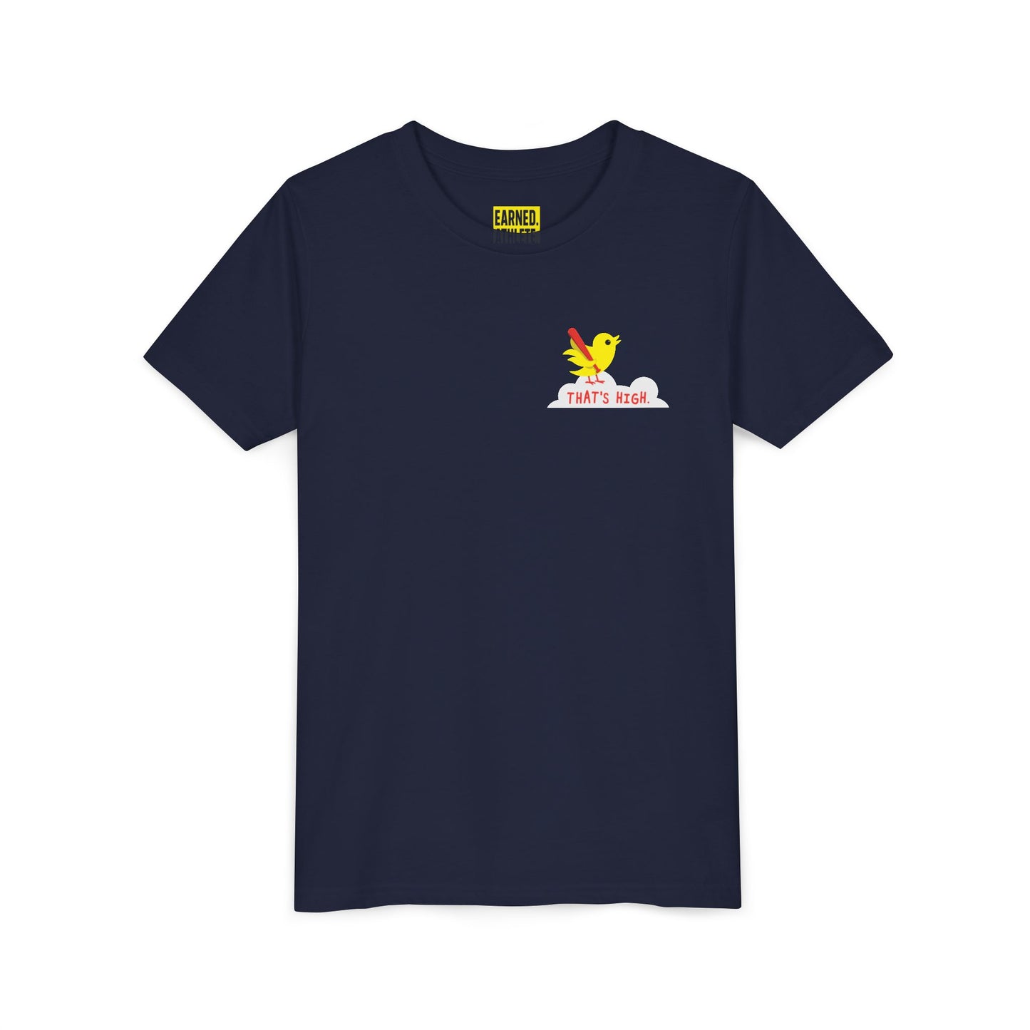 THAT'S HIGH Youth Tee (Yellow Bird) - DUGOUT CHANT Collection