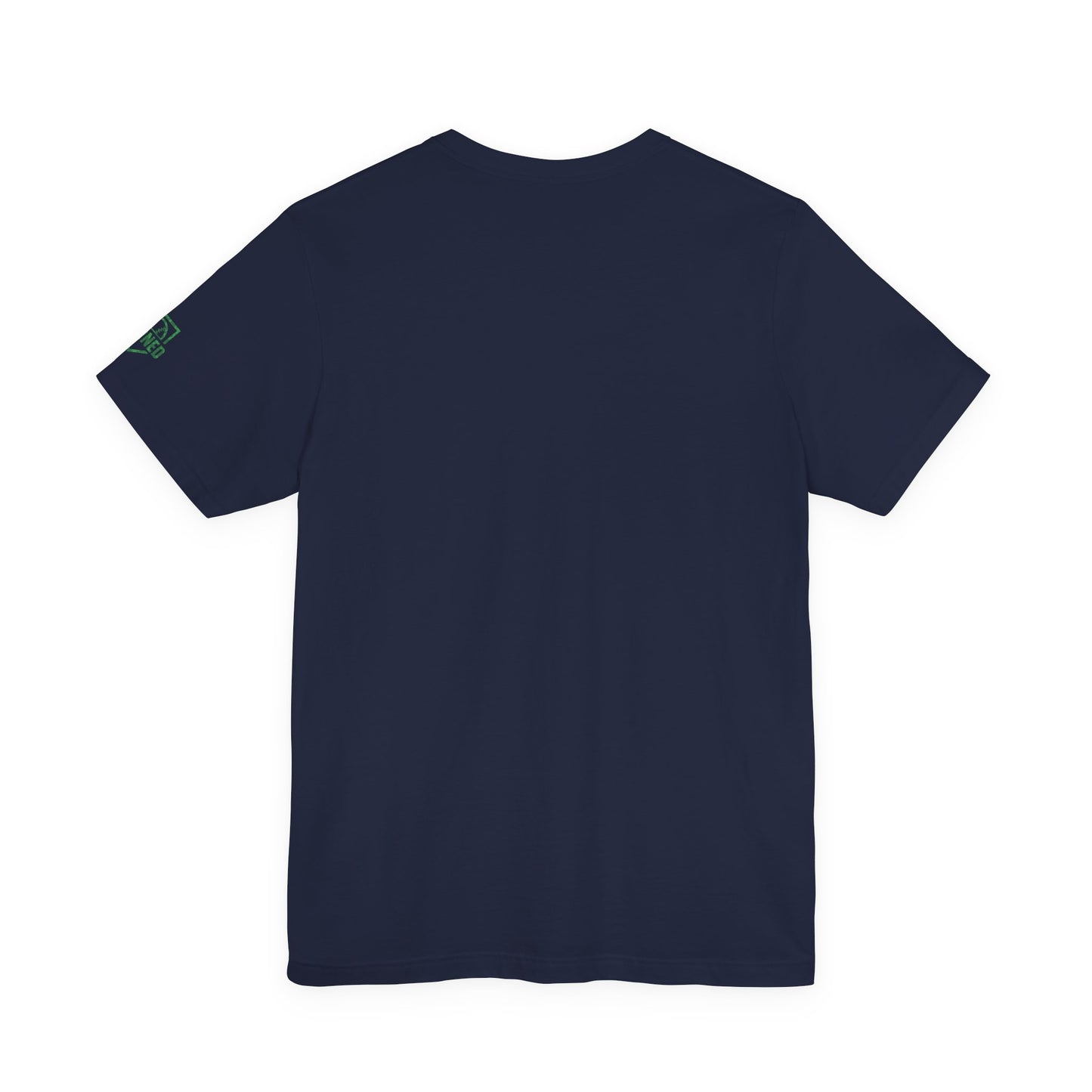 SHOWING UP ADDS UP Tee (Green Camo Font)