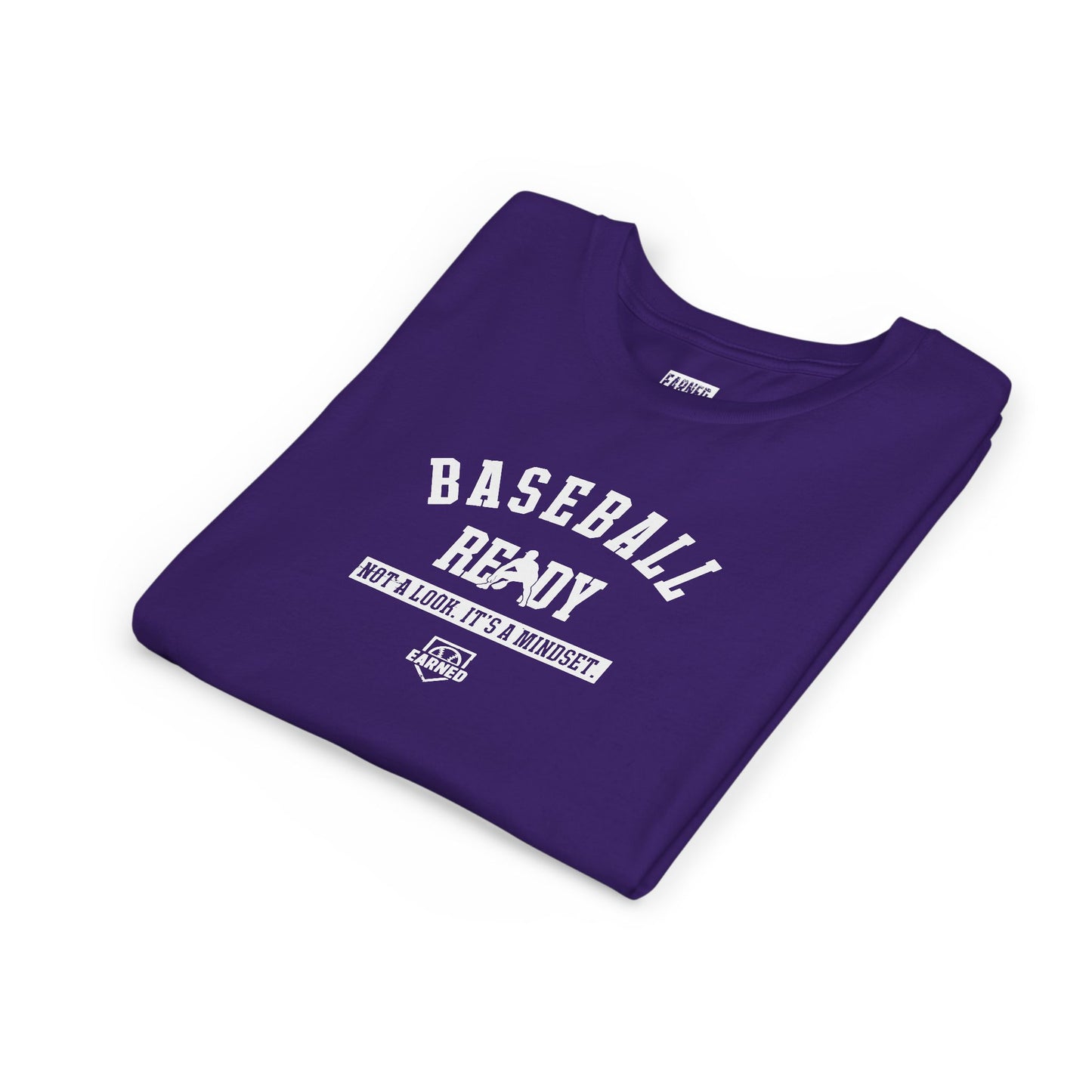 BASEBALL READY Youth Tee (White Font)