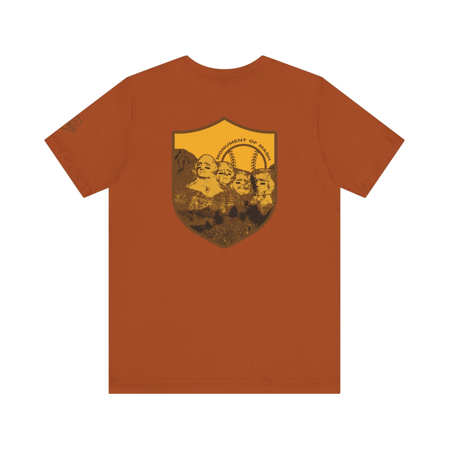 MONUMENT OF MASH Tee (Gold & Brown)